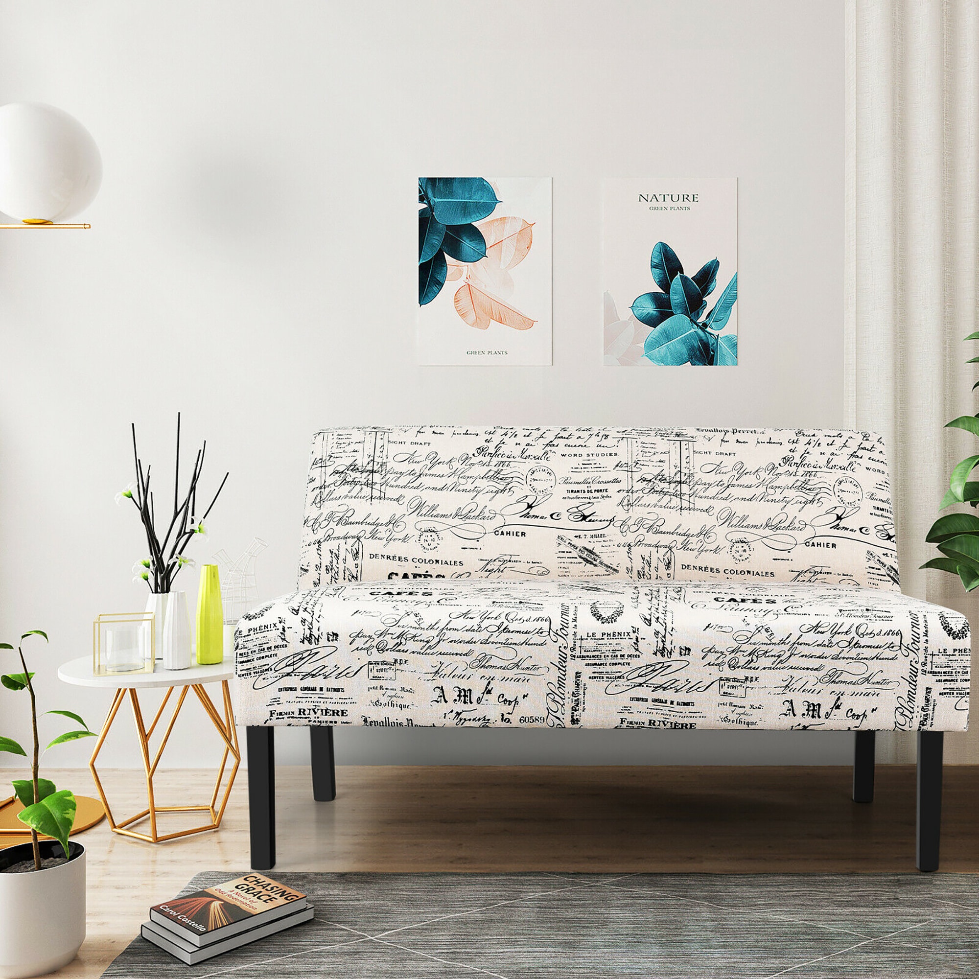 Costway HW59042HS Sofas-Loveseats - View #3