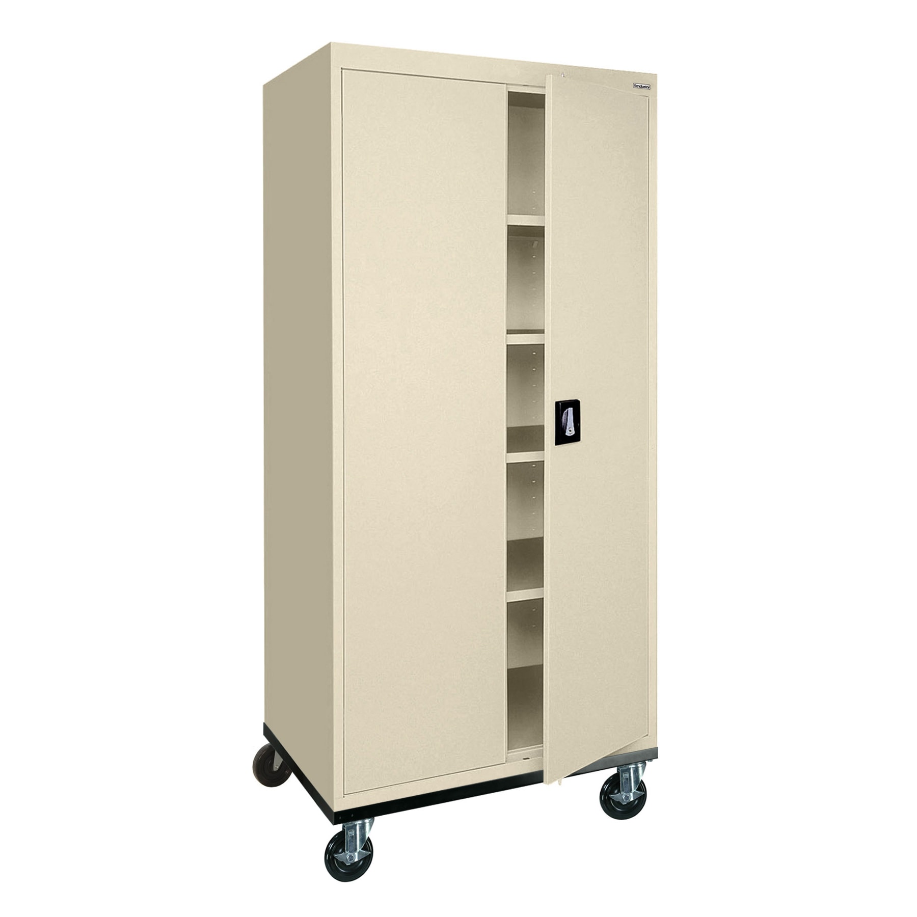 Sandusky TA4R362472-07 36-in W x 78-in H x 24-in D Freestanding Steel Garage Cabinet in Brown/Tan