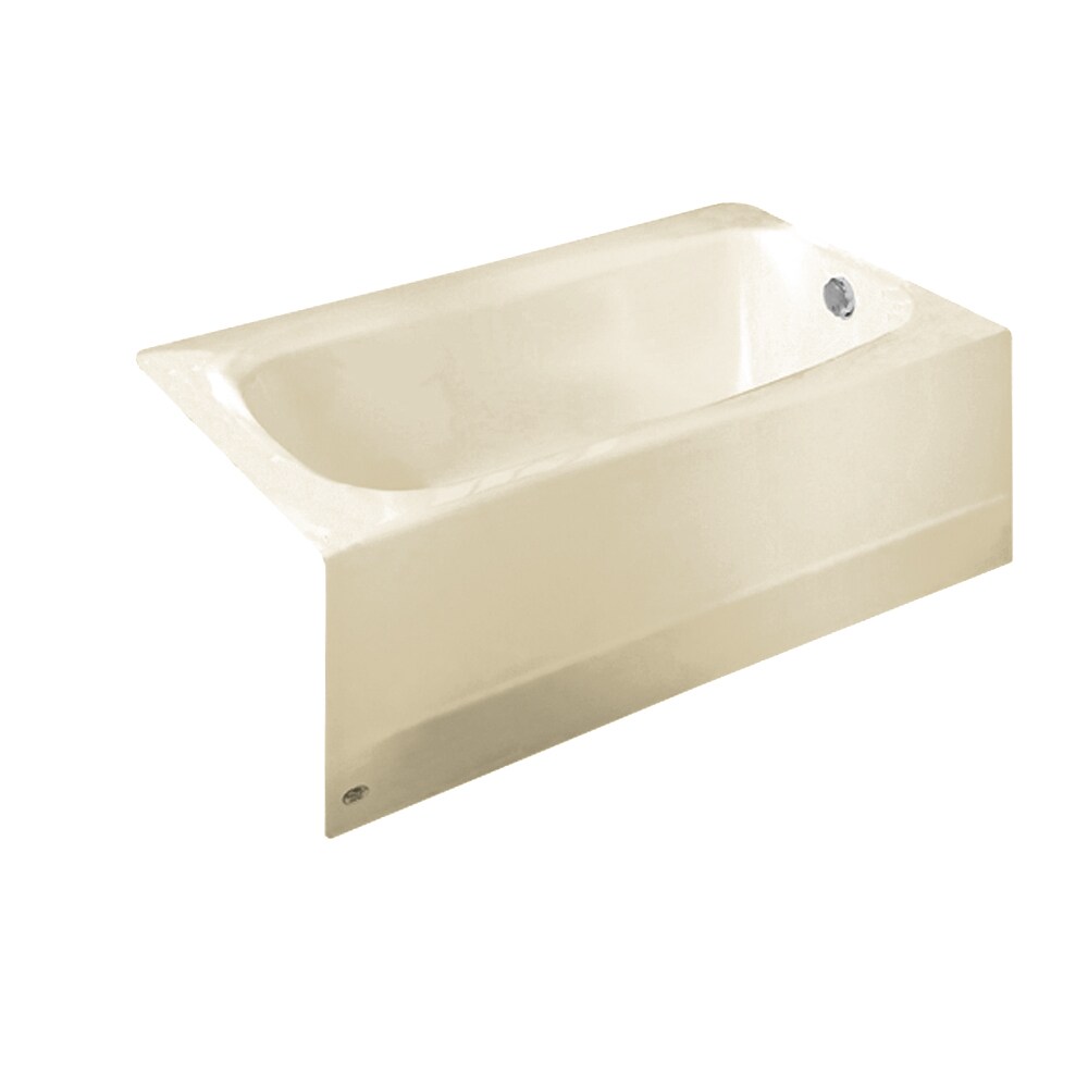 American Standard Evolution 32-in x 60-in White Acrylic Hourglass Alcove  Whirlpool Tub (Right Drain) in the Bathtubs department at