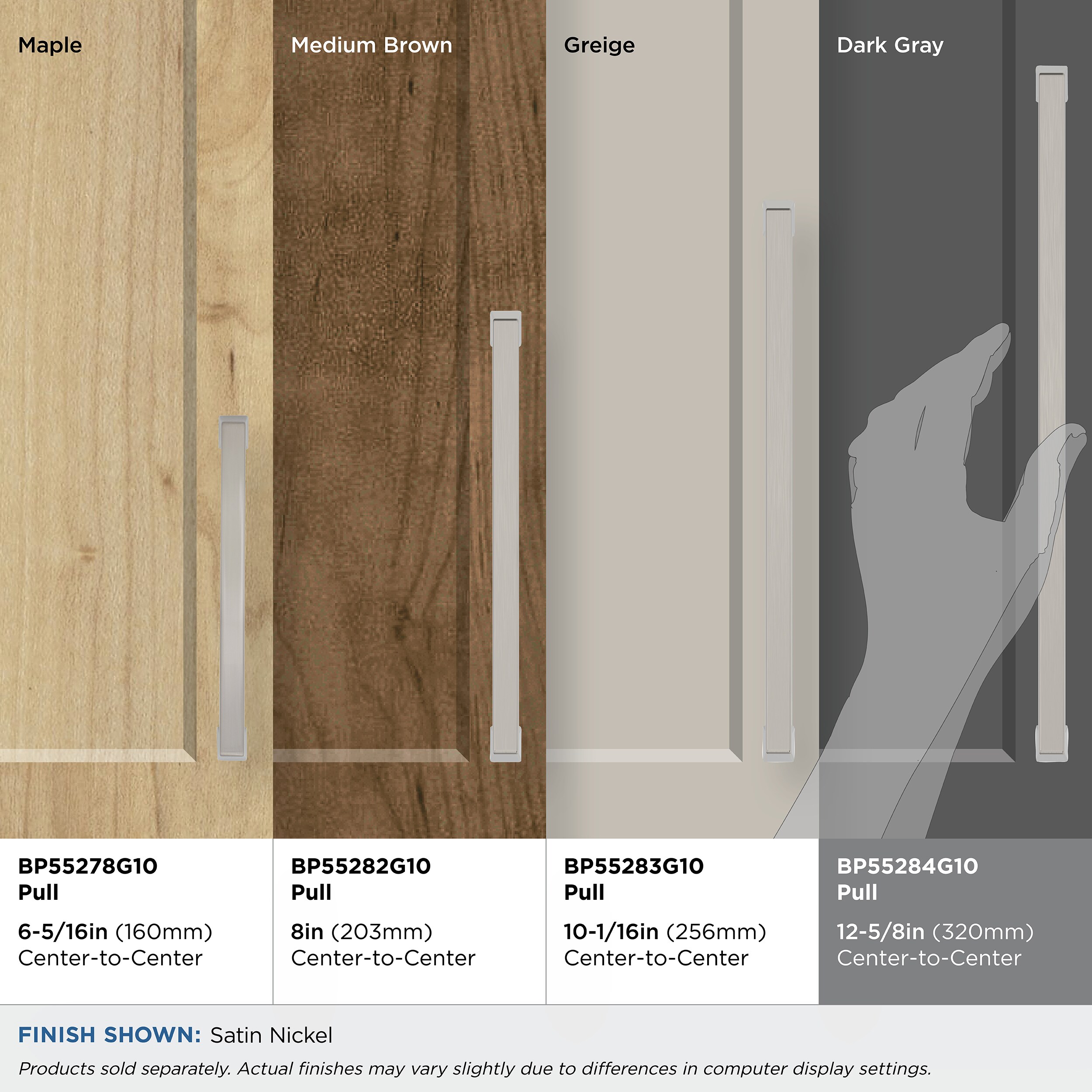 Amerock BP55284G10 Cabinet-Pulls - View #3