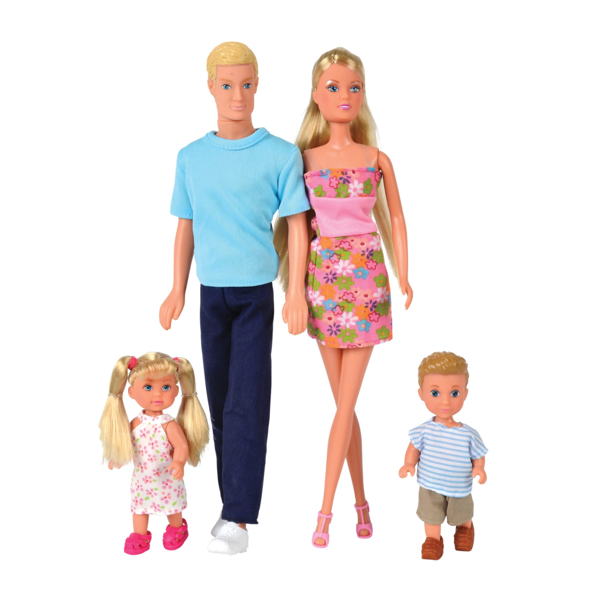 Dickie Toys G0806044001467 Steffi Love Family Box of 4 Dolls
