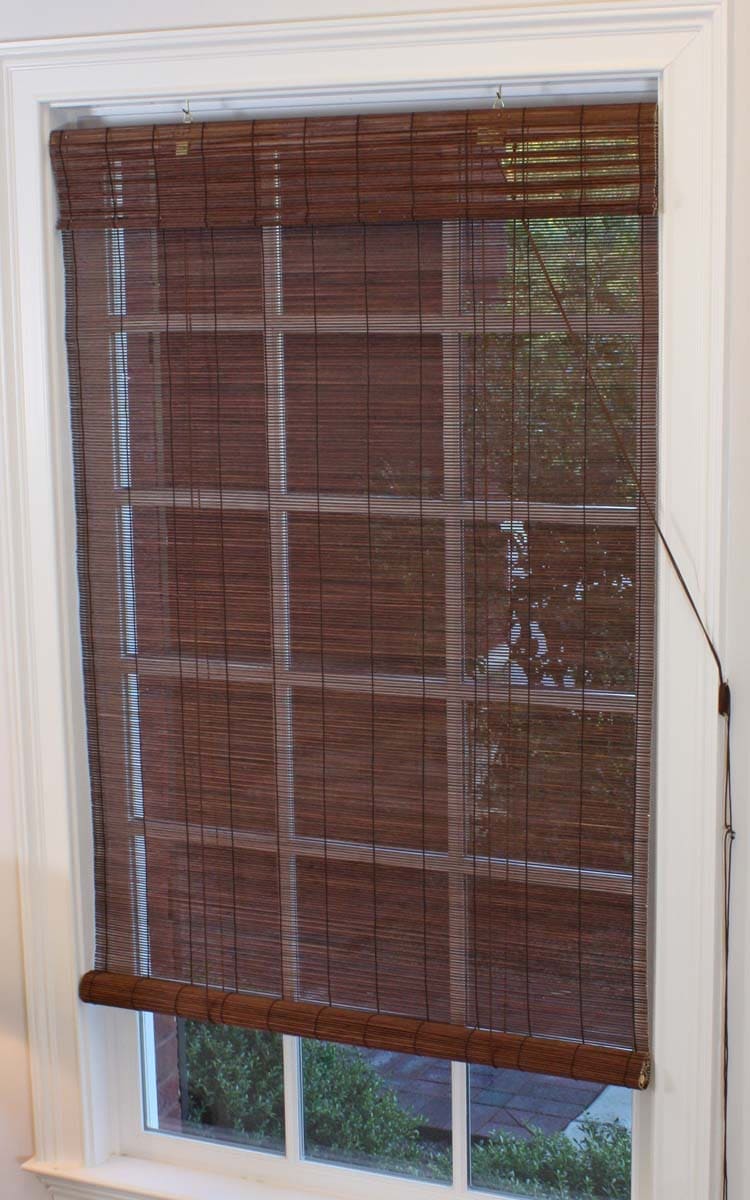 Style Selections 70840 72-in Light Filtering Corded Roll-up Shade