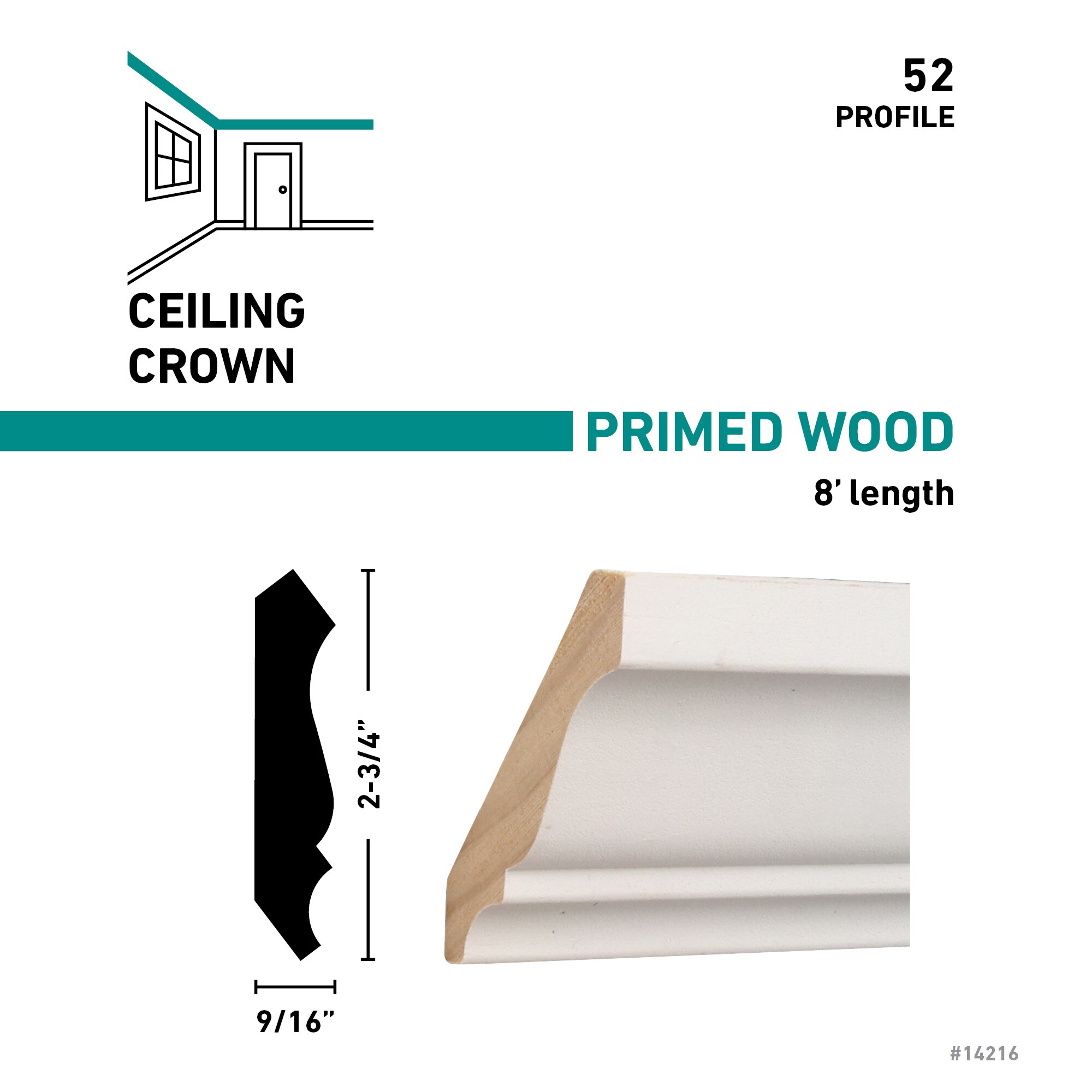 RELIABILT 52 8FJPMD Crown-Moulding - View #6