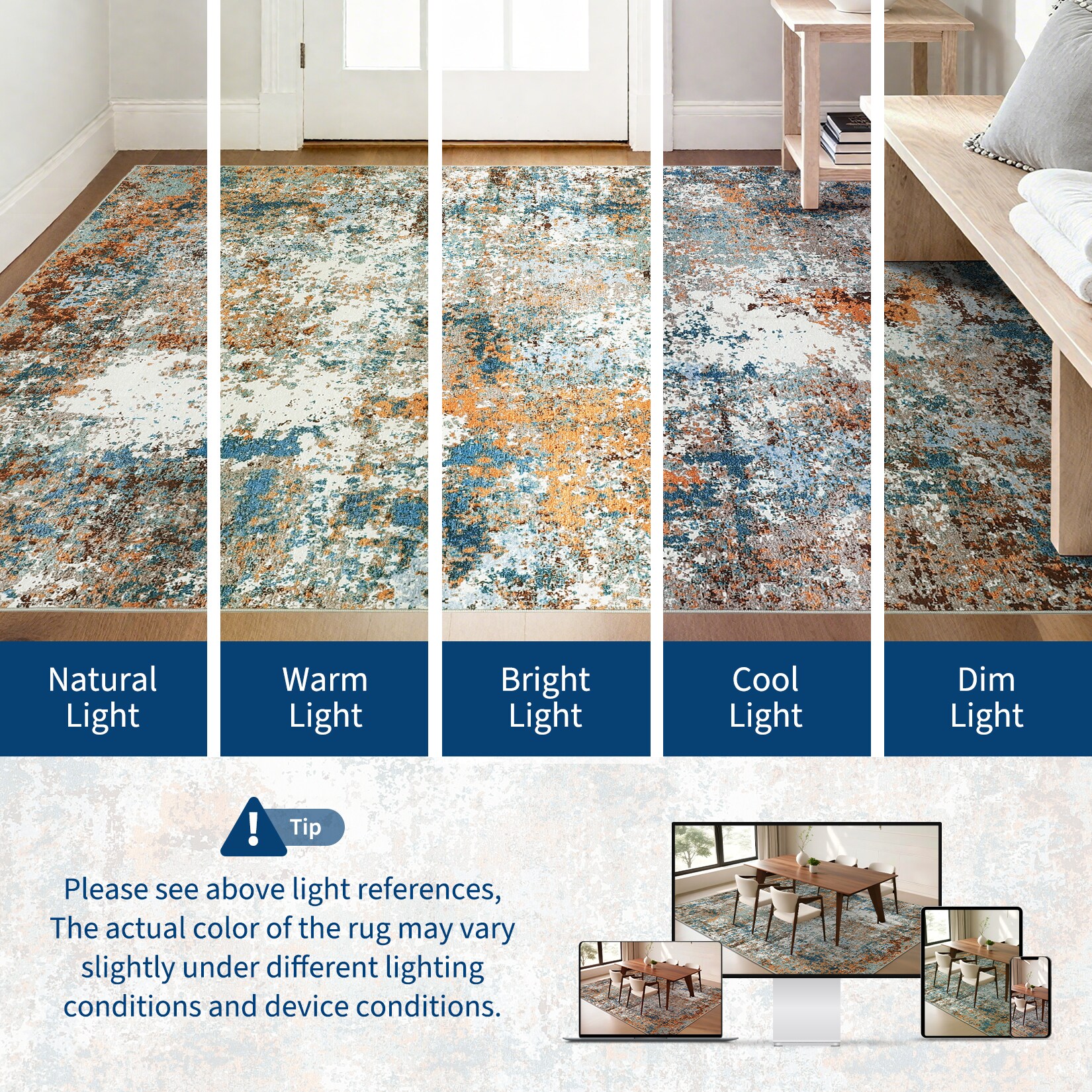 Qeetex SUNNY-PHK-369RNLYD rugs - View #9
