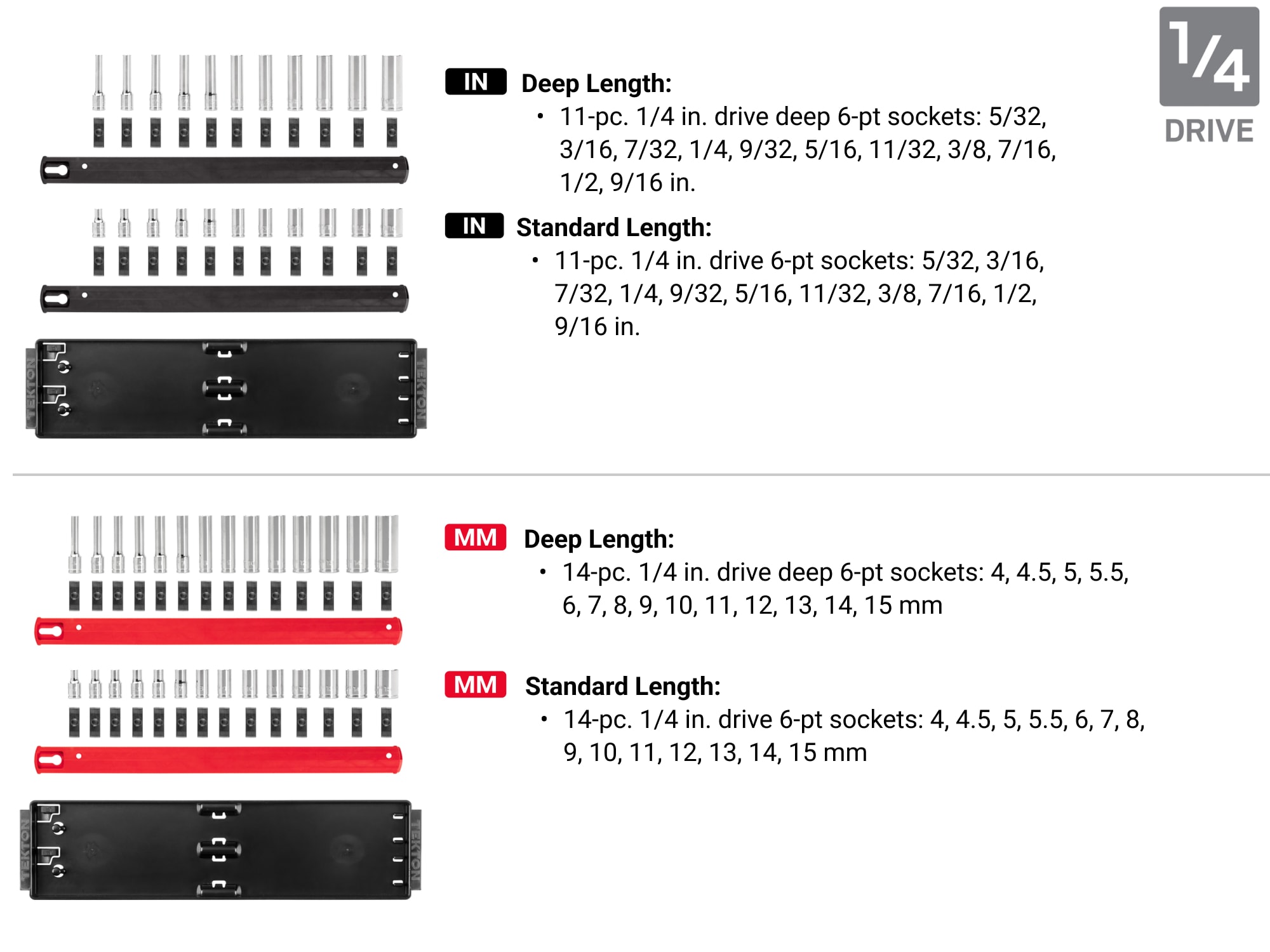 TEKTON SHD99202 Socket-Sets - View #5