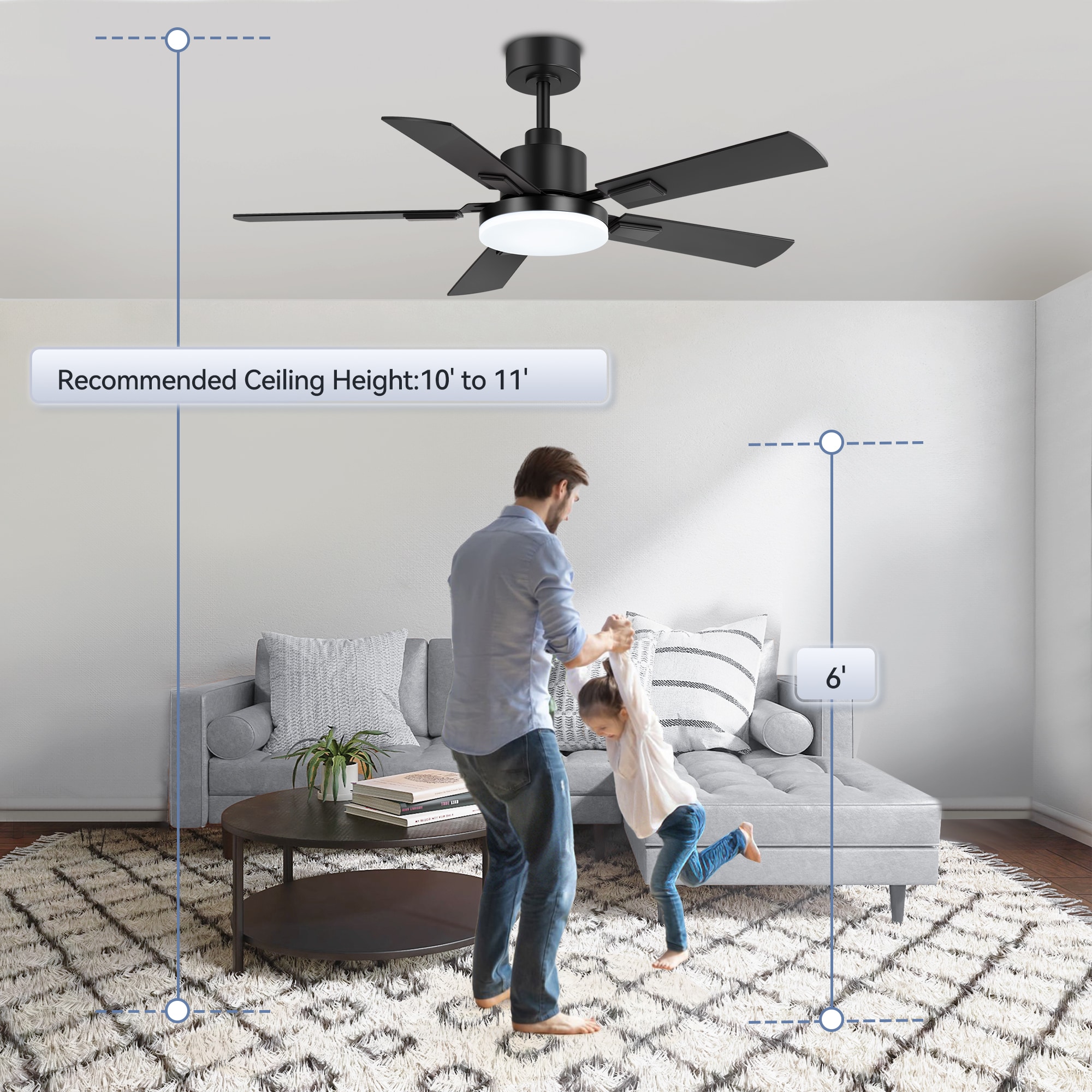 Breezary 33006-GD Ceiling-Fans - View #17