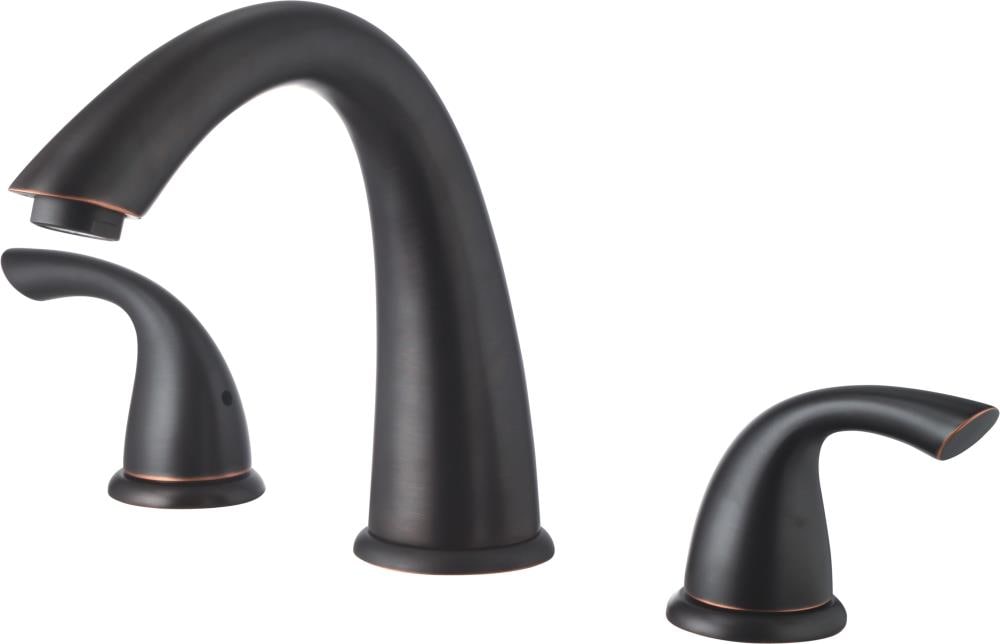 CMI 211-6604 Grand Oil rubbed bronze 2-handle Deck-mount Roman High-arc Bathtub Faucet ( Valve Included )
