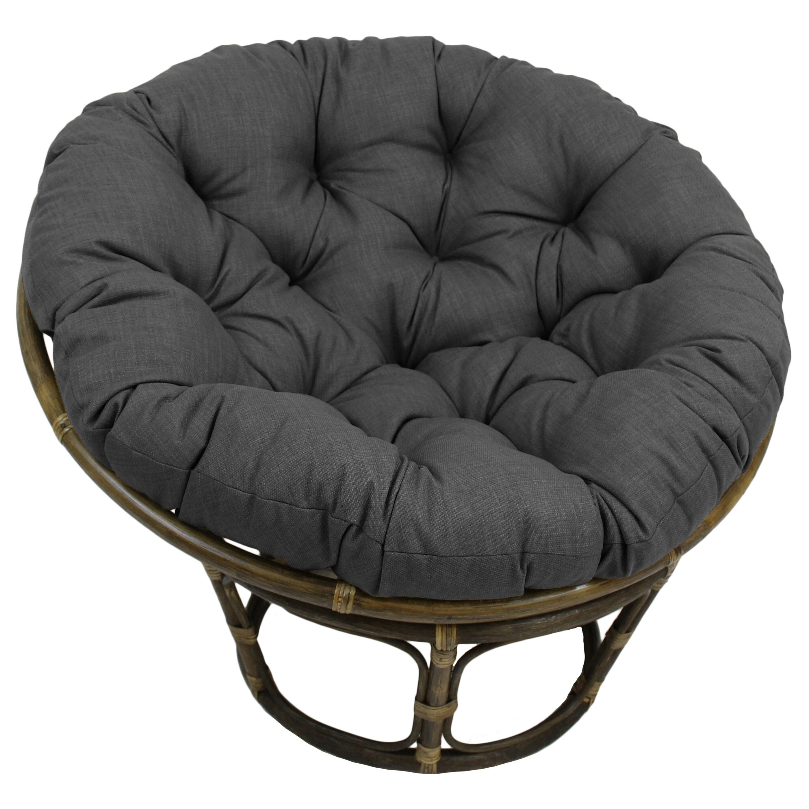 gray papasan chair