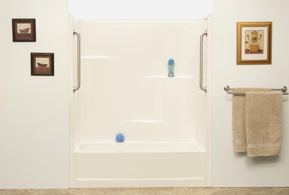 Bathtub Shower Combination Kit, Mobile Home Bathtubs 54 X 42 Shower Base Double Threshold