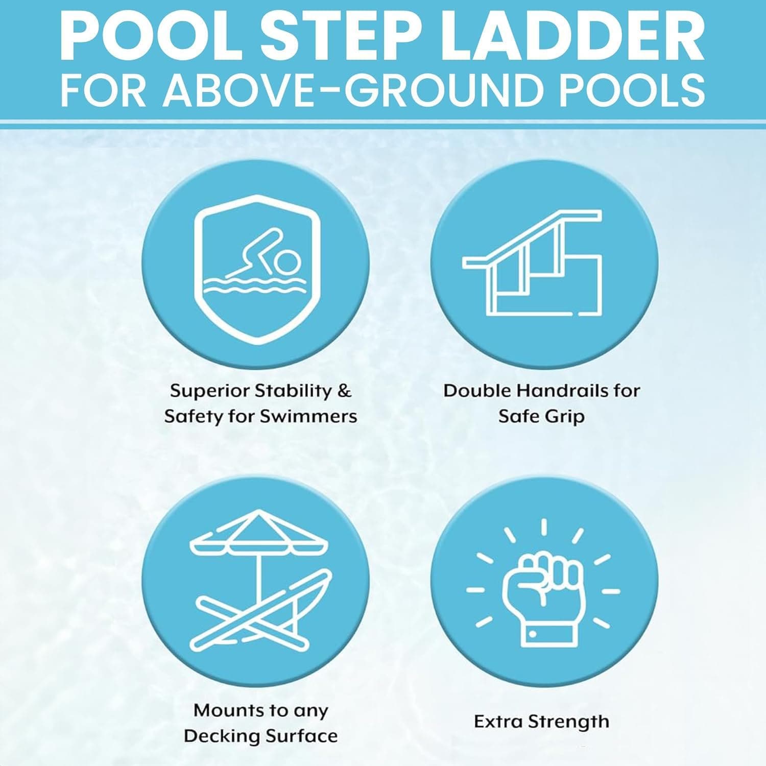 Poolzilla 04-01-005 Above-Ground-Pool-Lad-Steps - View #6