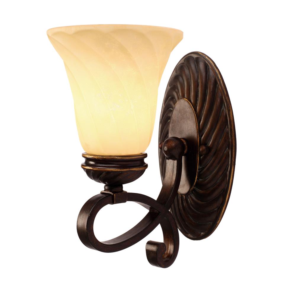 Golden Lighting 8106-BA1 CDB Torbellino 6-in 1-Light Cordoban Bronze Transitional Vanity Light