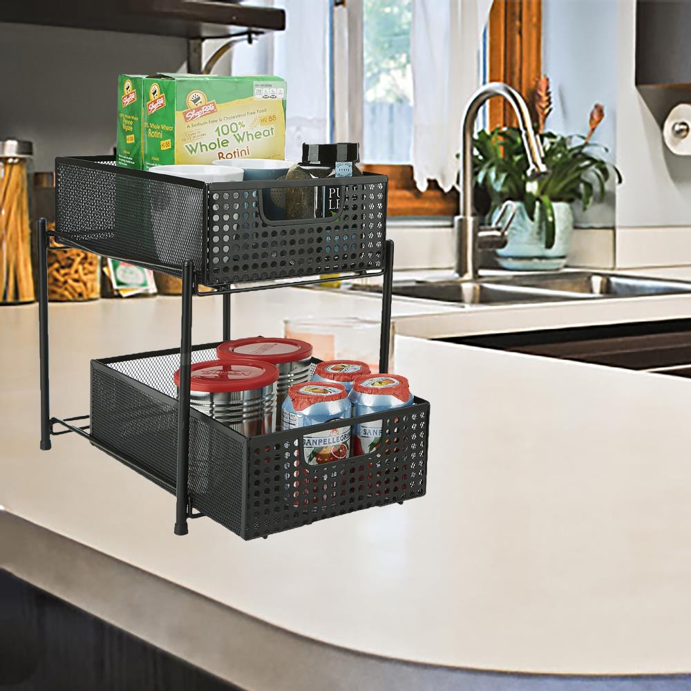 Mind Reader HCABASK2T-BLK Bins-Baskets - View #5