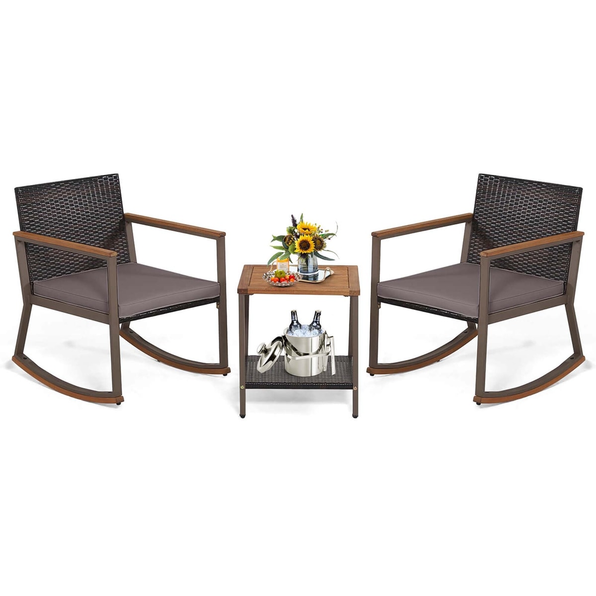 Costway HCST00445 Patio-Conversation-Sets - View #2