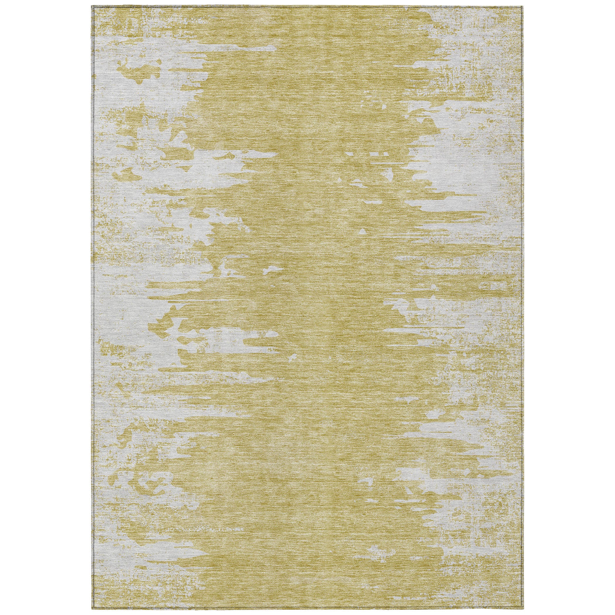 Addison Rugs ACN705GO9X12 Chantille ACN705GO 9 x 12 (ft) Polyester Gold Rectangular Indoor/Outdoor Geometric Machine washable Area rug