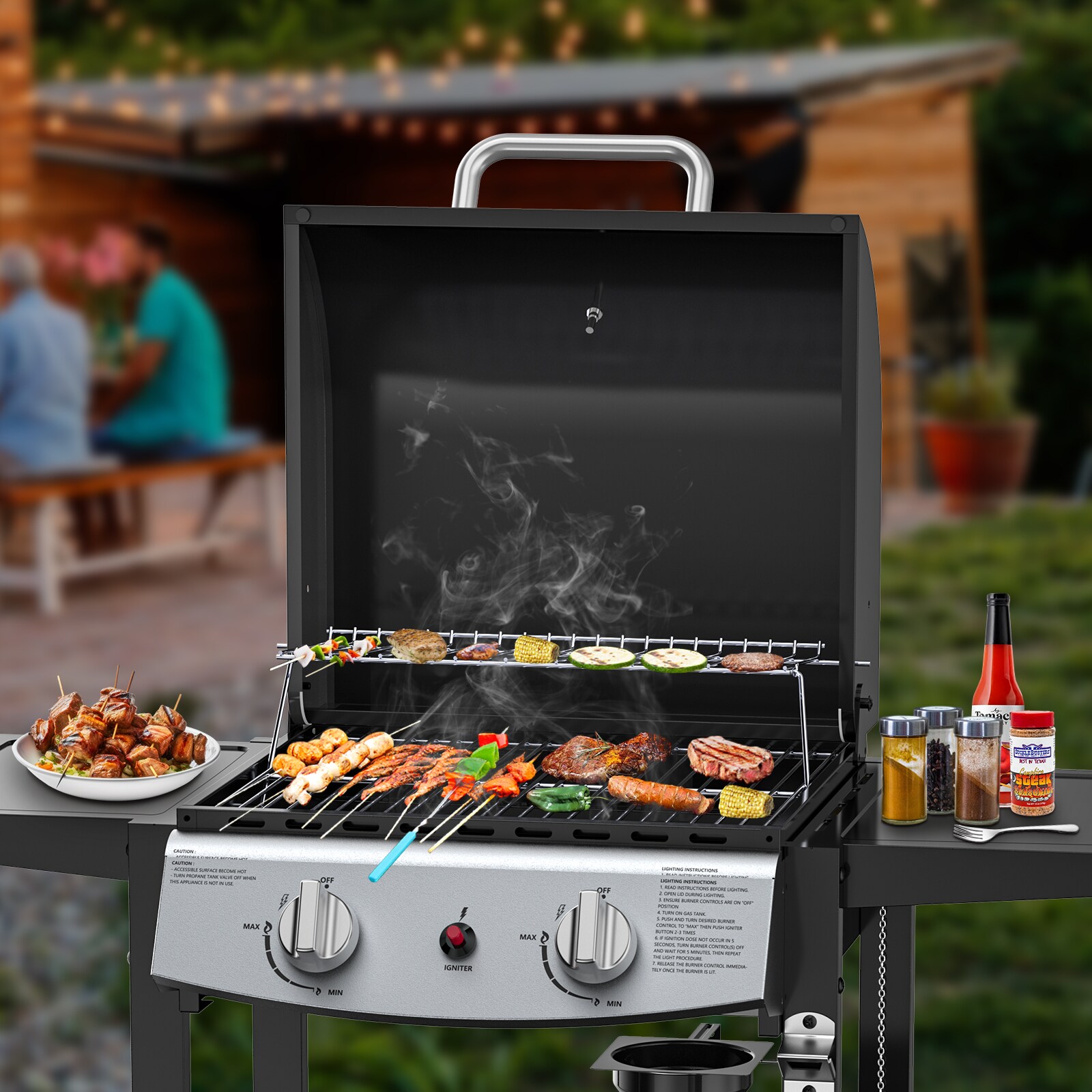 COWSAR LSG8421B Gas-Grill - View #3