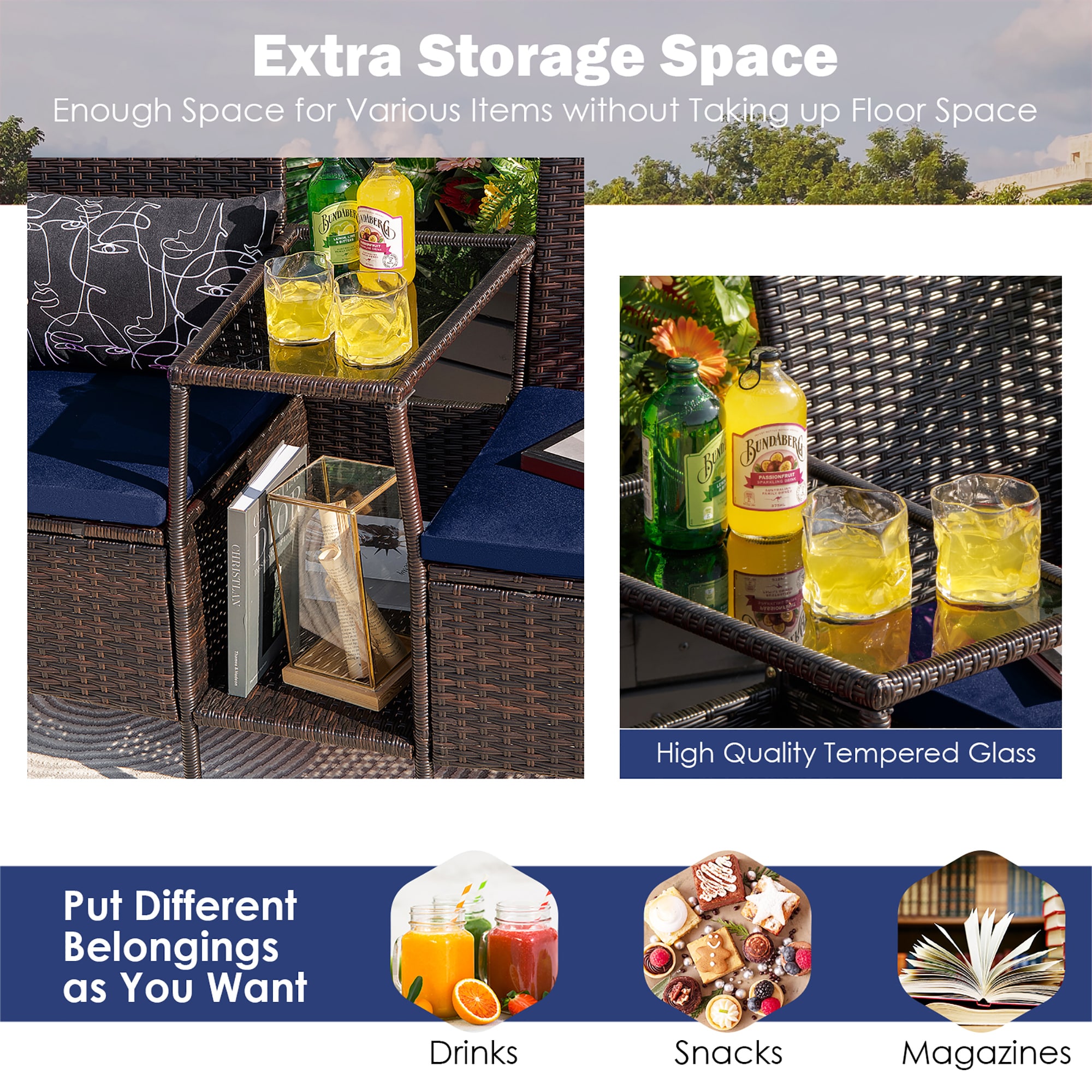 Costway HW68786NY Patio-Conversation-Sets - View #3