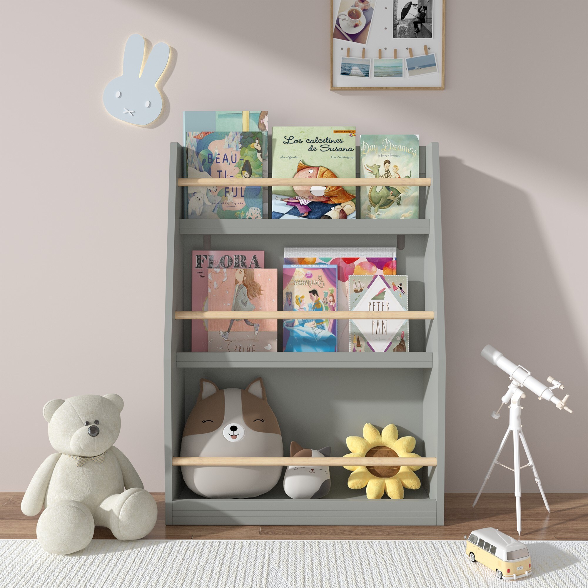 YOSIMFUR DJYC-W808P330141 Kids-Bookcases - View #3