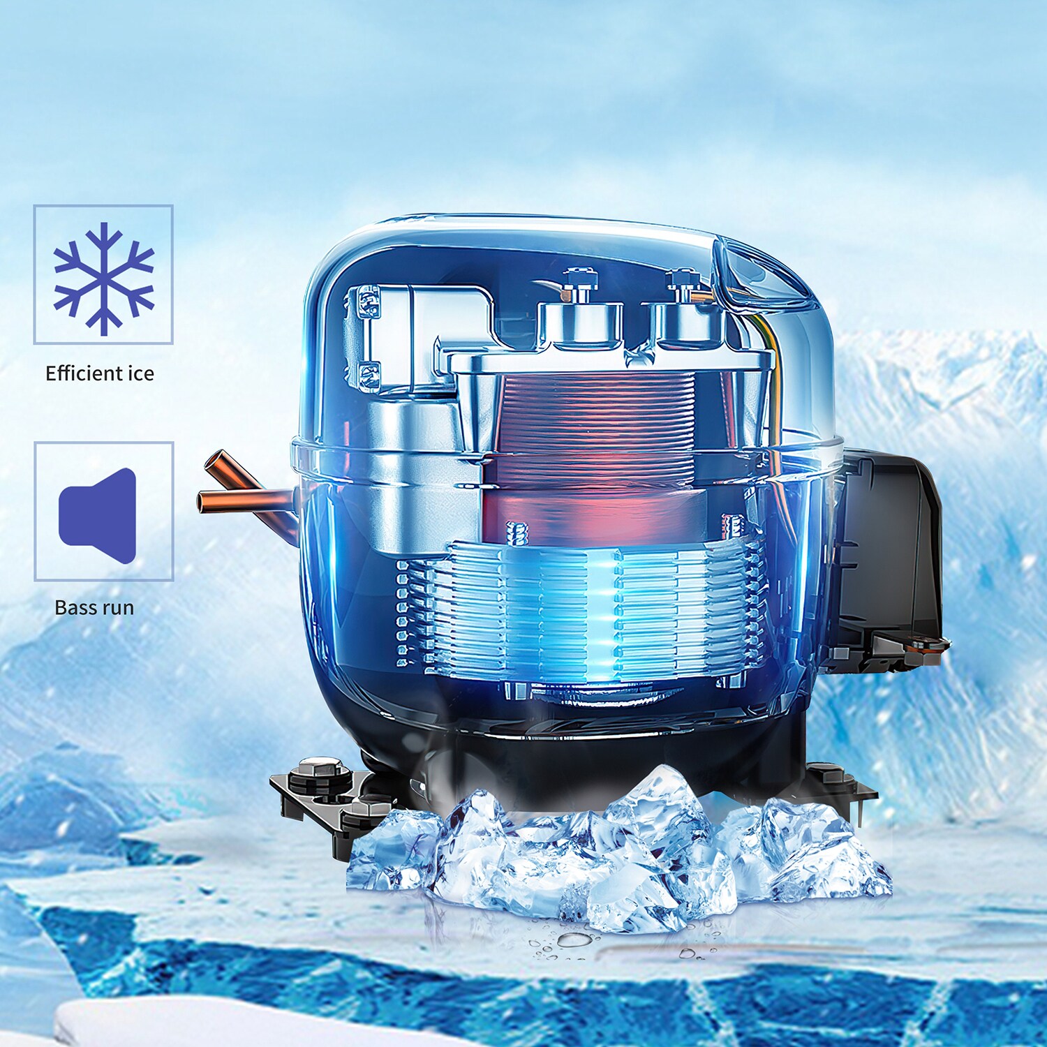 SINOFURN SYA050009GY Ice-Makers - View #5