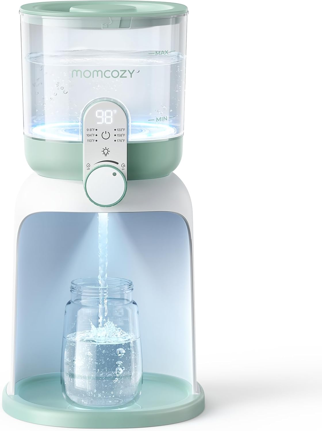 Momcozy -  Transparent Milk Warmer with Night Light