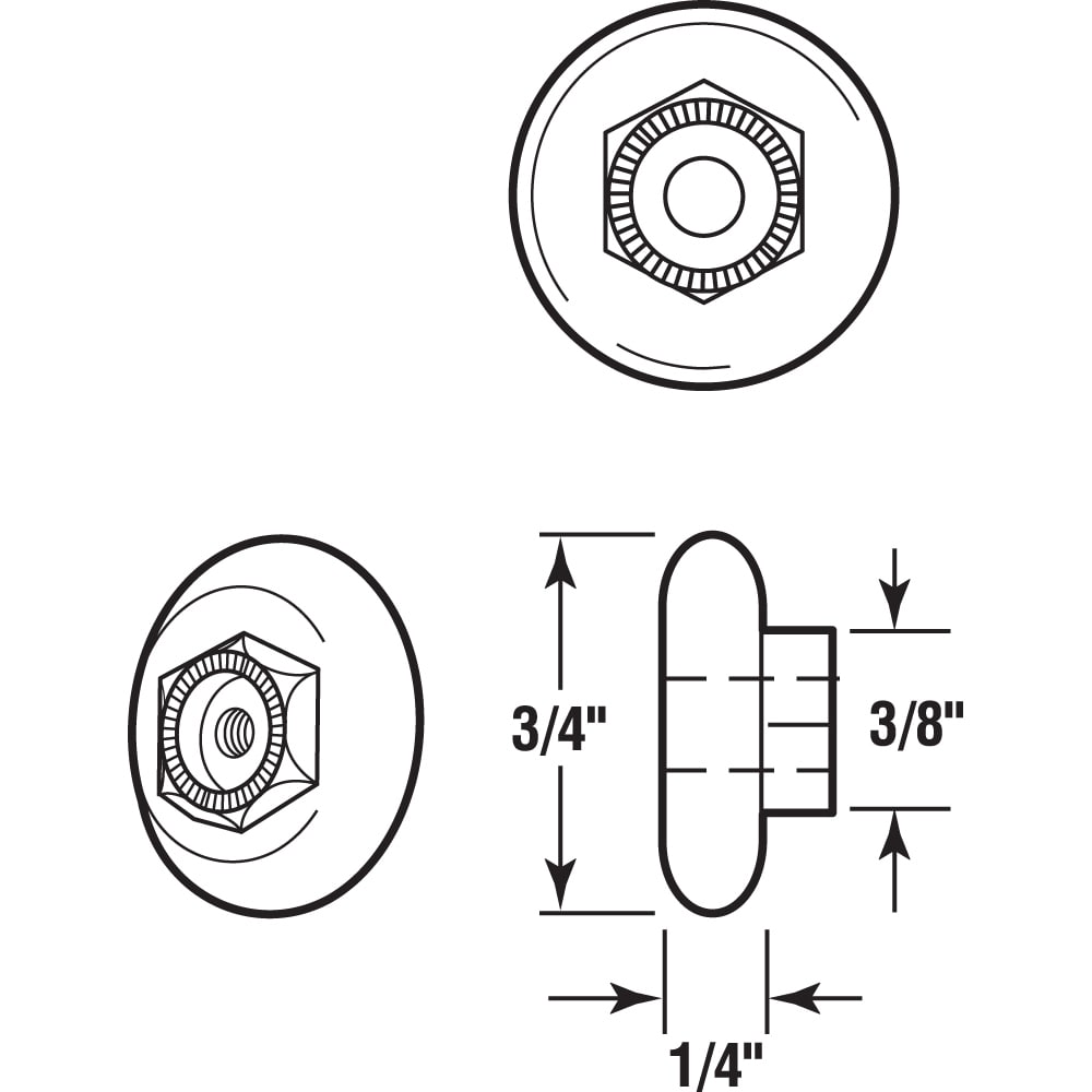 Prime-Line MP6000-10 Tub-Shower-Door-Rollers - View #2