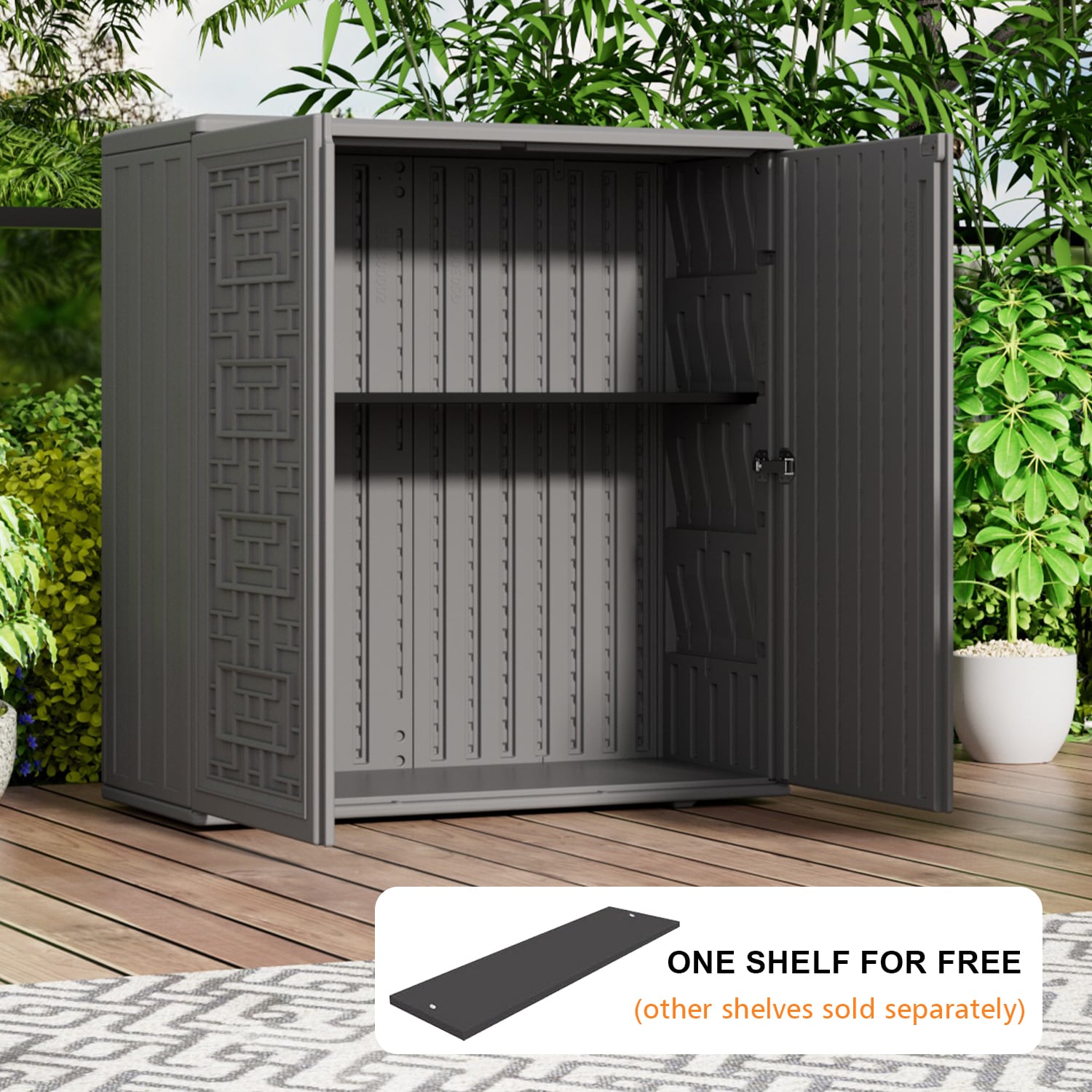 WELLFOR TATY0518 Small-Outdoor-Storage - View #3