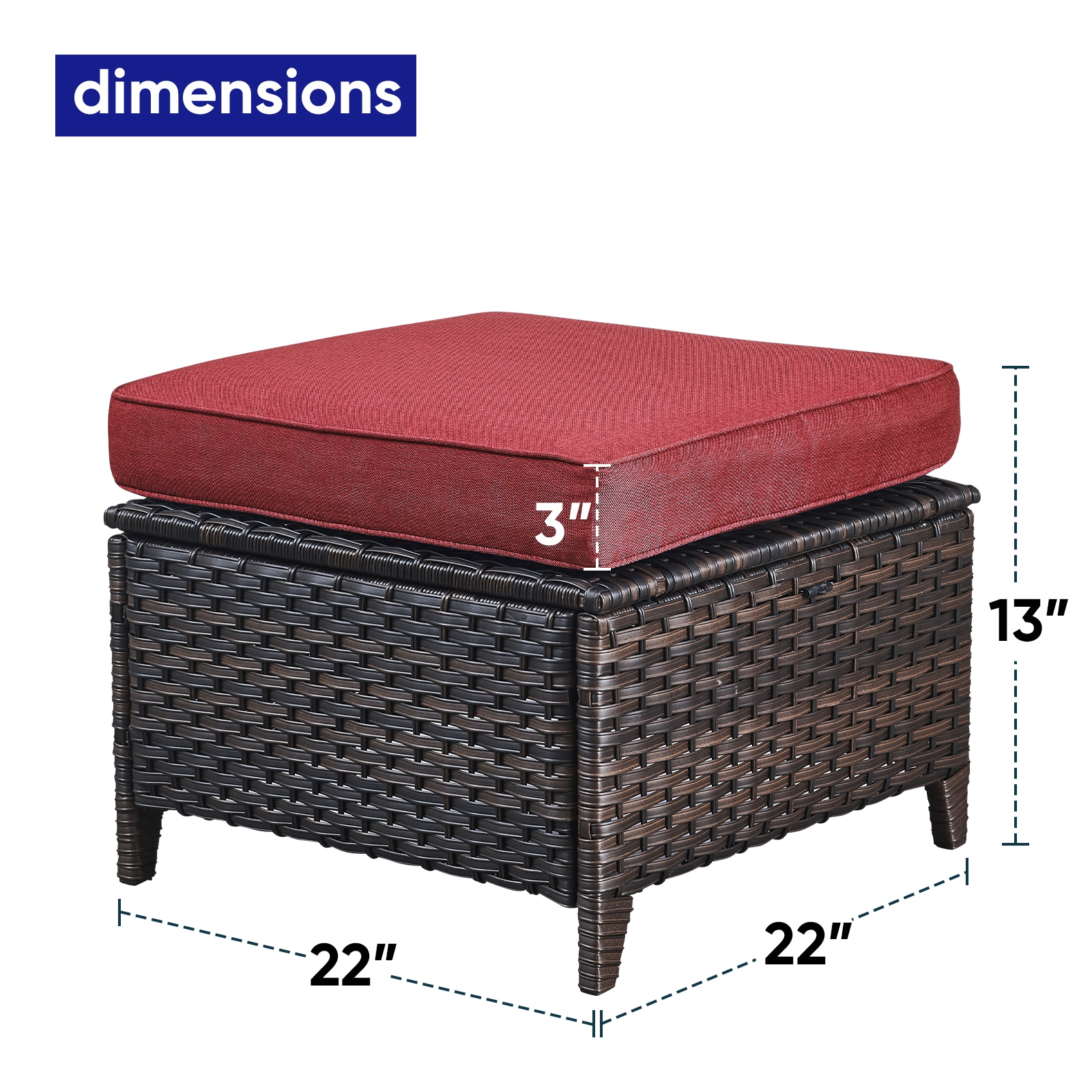 Rilyson FS014-5 Stools-Ottomans - View #5