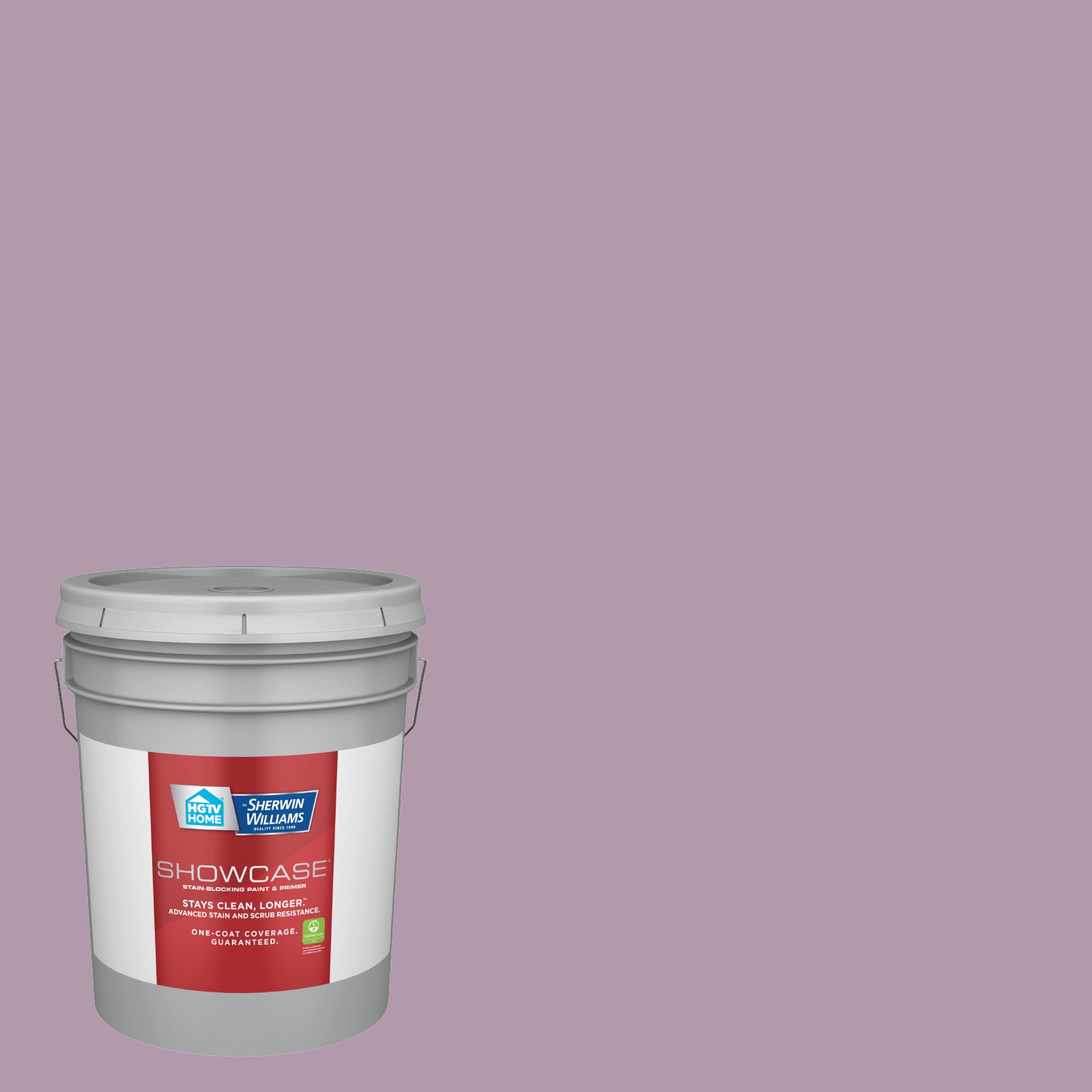 HGTV HOME by Sherwin-Williams 1002-7C-935246 Showcase Semi-gloss Dusty Lavender 1002-7C Acrylic Interior Paint Paint + Primer ( 5-gallon )