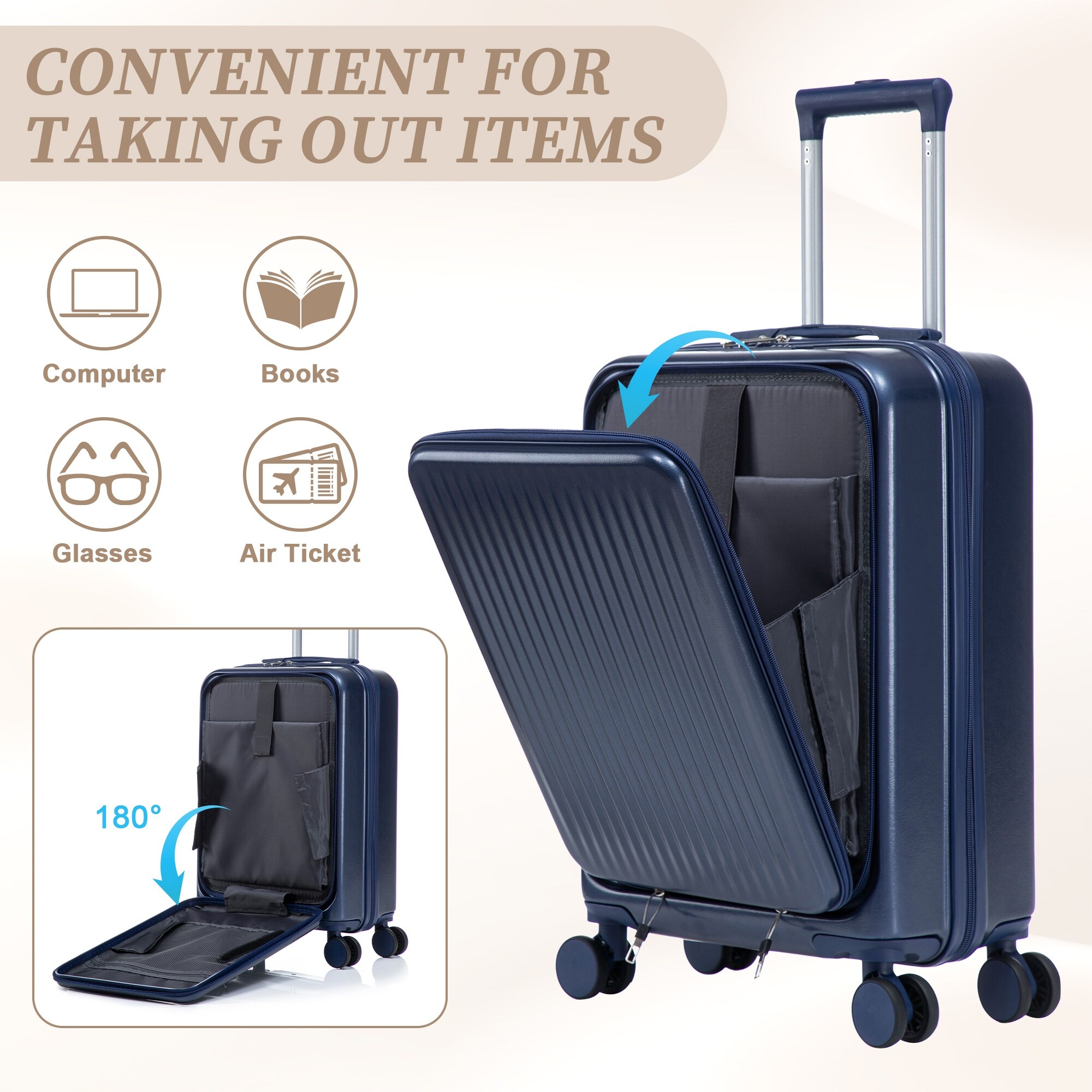 HyperDrop Cart B-8B5Z0M1N5I1N Luggage-And-Luggage-Sets - View #3