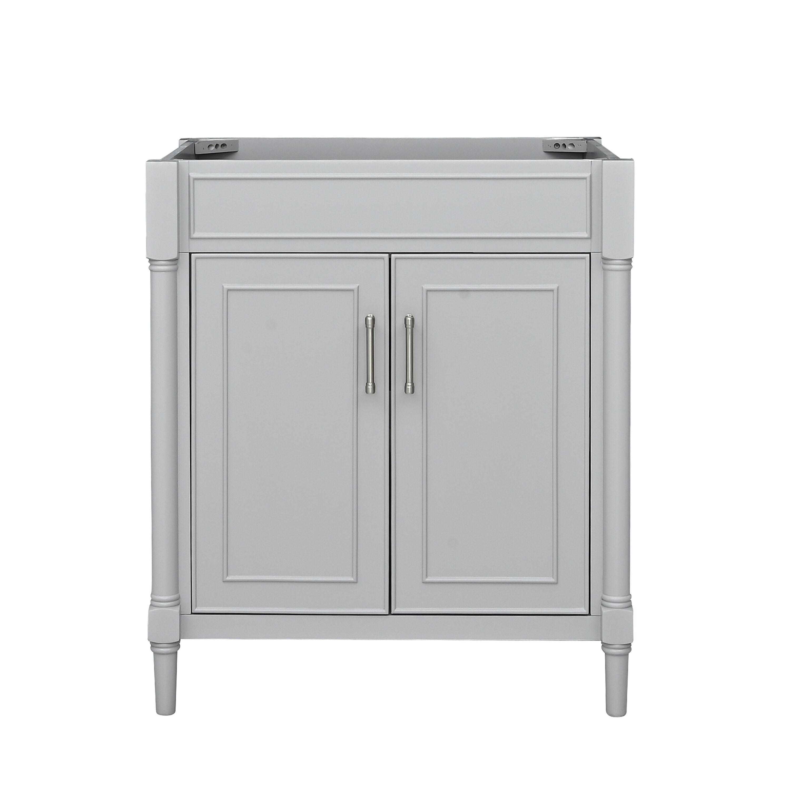 Avanity BRISTOL-V30-LG Bristol 30-in Light Gray Bathroom Vanity Base Cabinet without Top