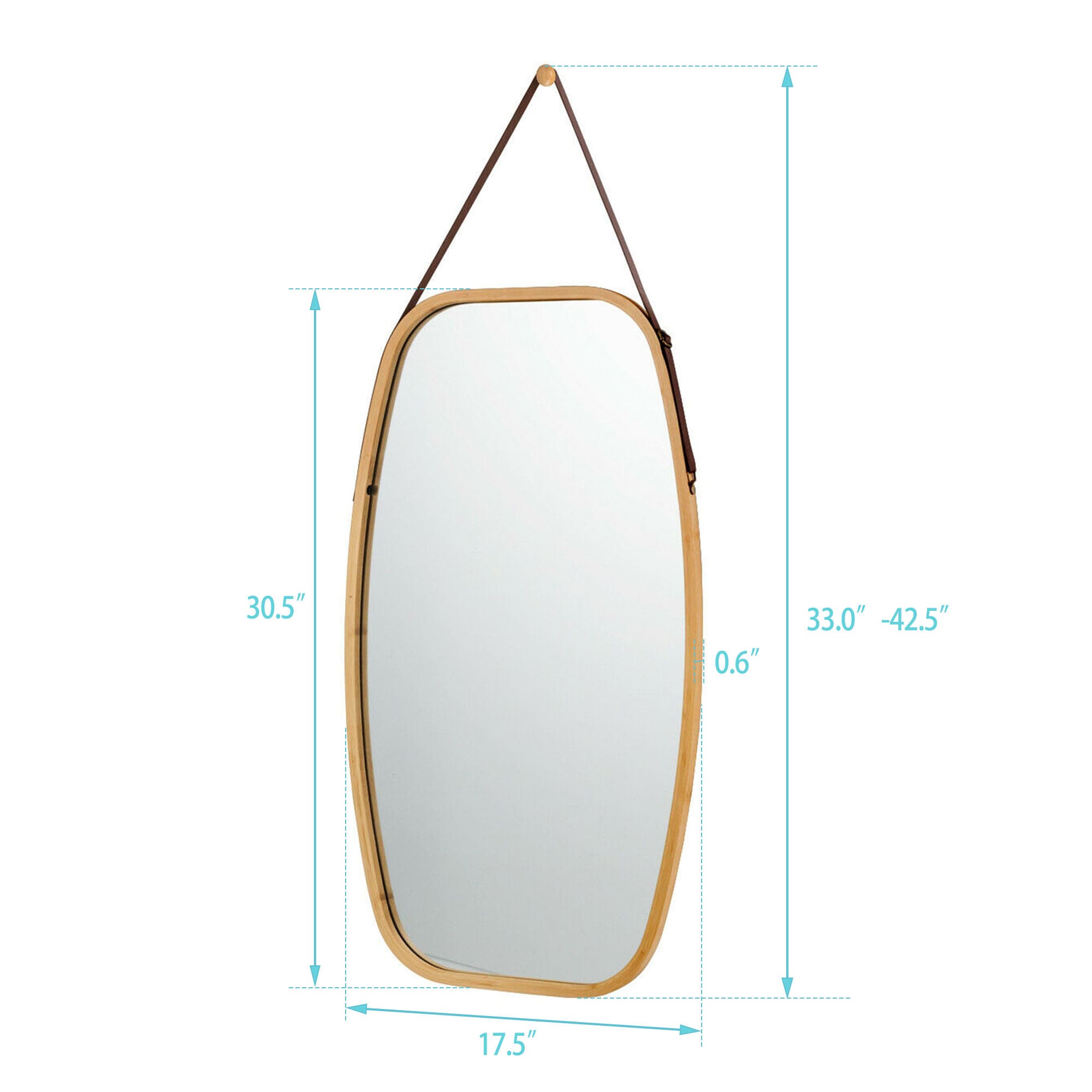 WELLFOR OUJ66117 Framed-Bath-Mirrors - View #2