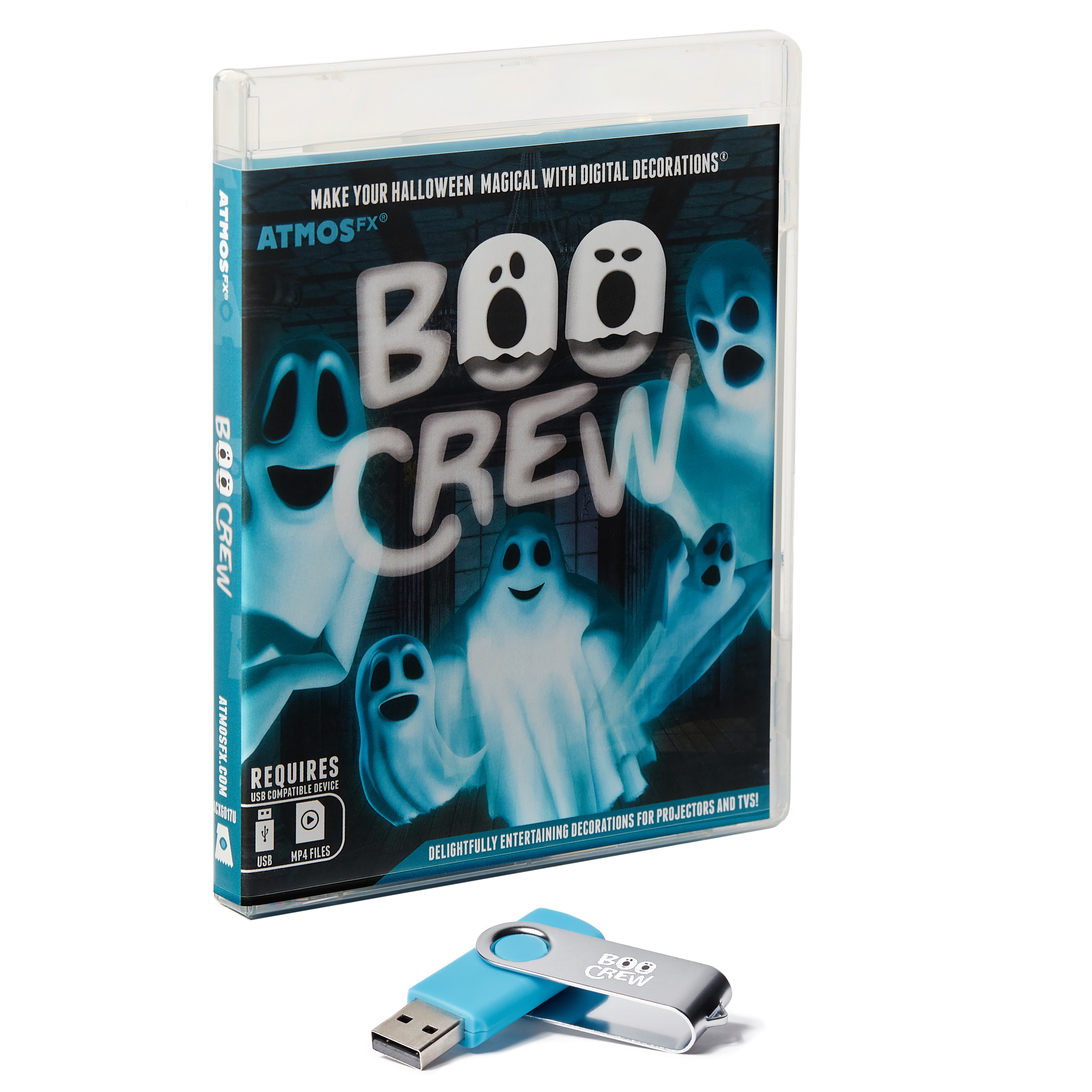 HoliScapes AtmosFX Halloween Digital Decoration USB - Boo Crew