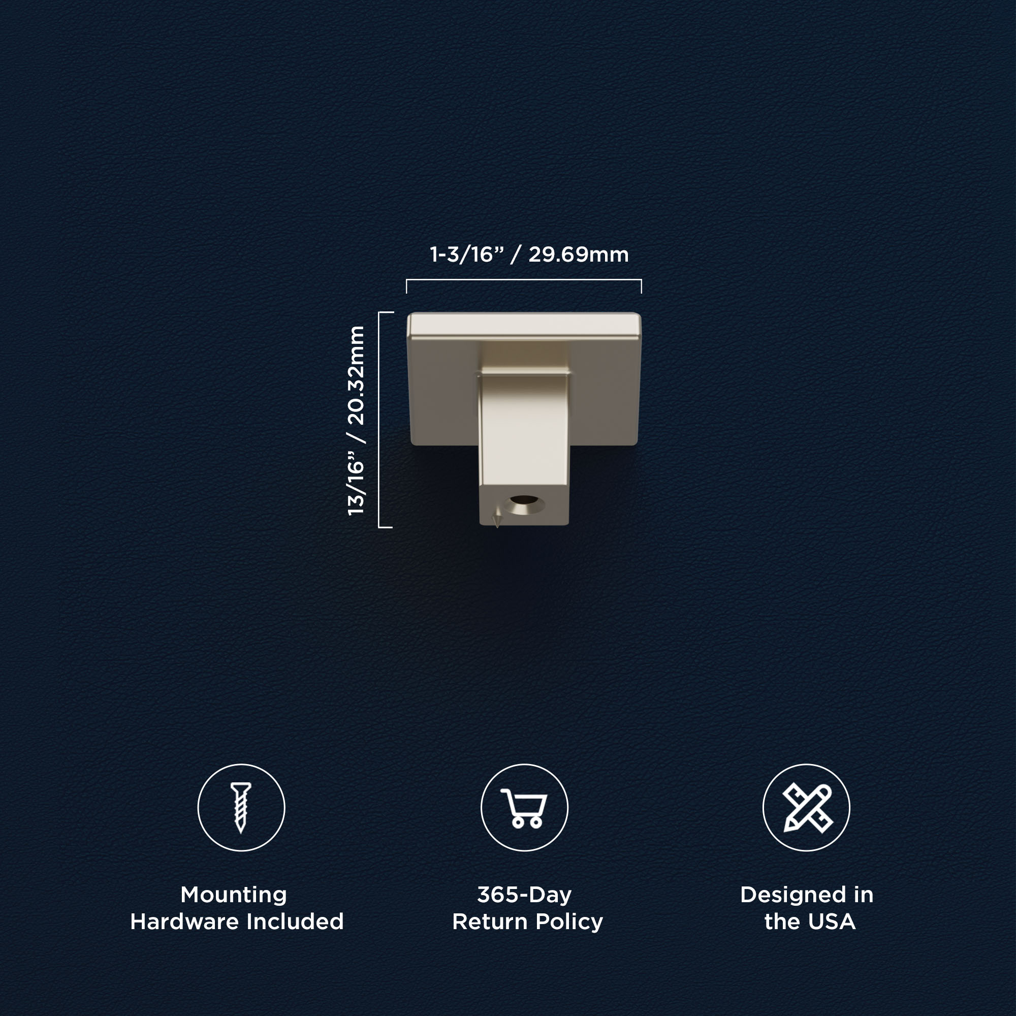 Hickory Hardware R077756SNX10B Cabinet-Knobs - View #4