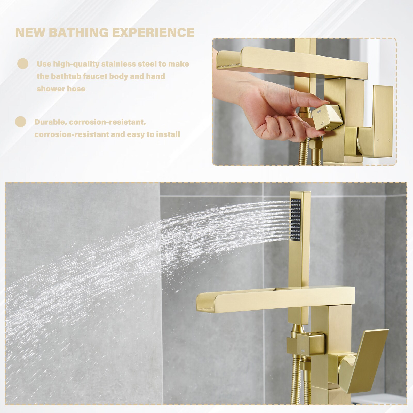 Flynama L-147525 Roman-Tub-Faucets - View #2