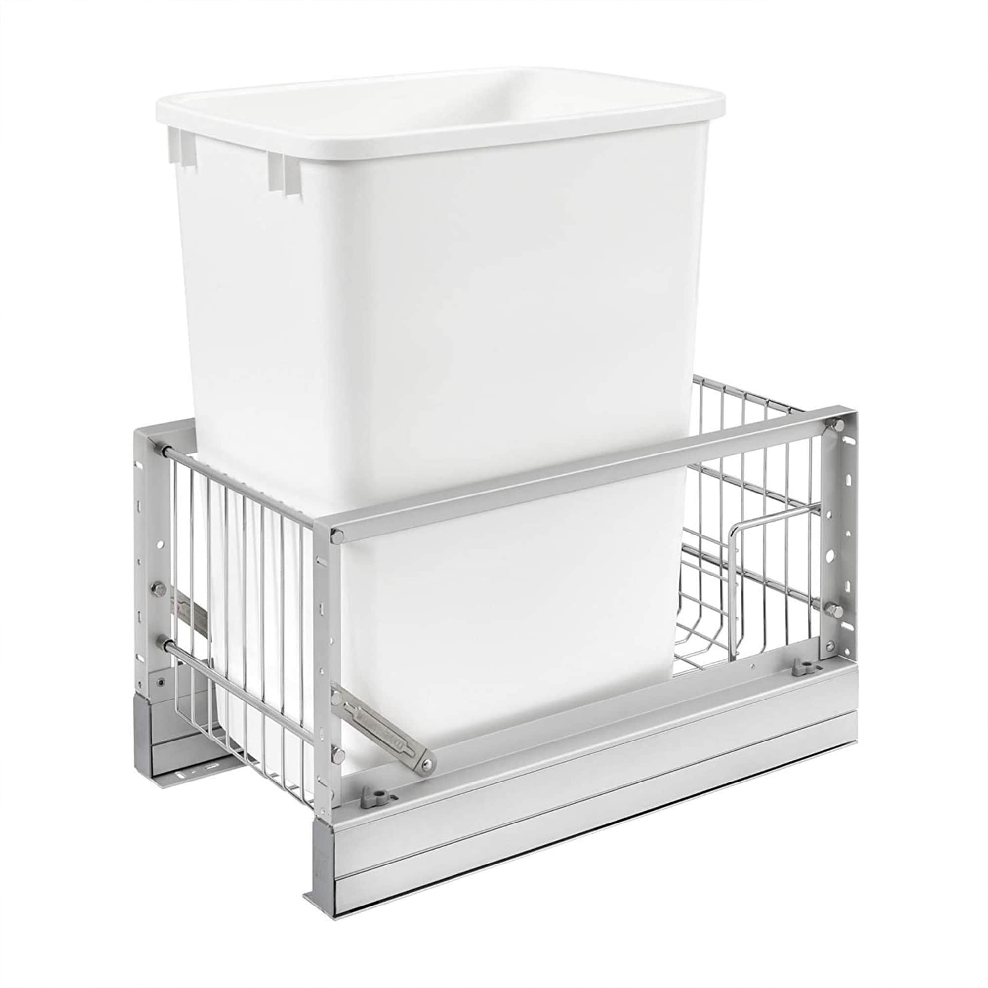 Rev-A-Shelf 239024 11-in x 18-in x 19-in 35-Quart Soft Close 1 Pull-out trash can