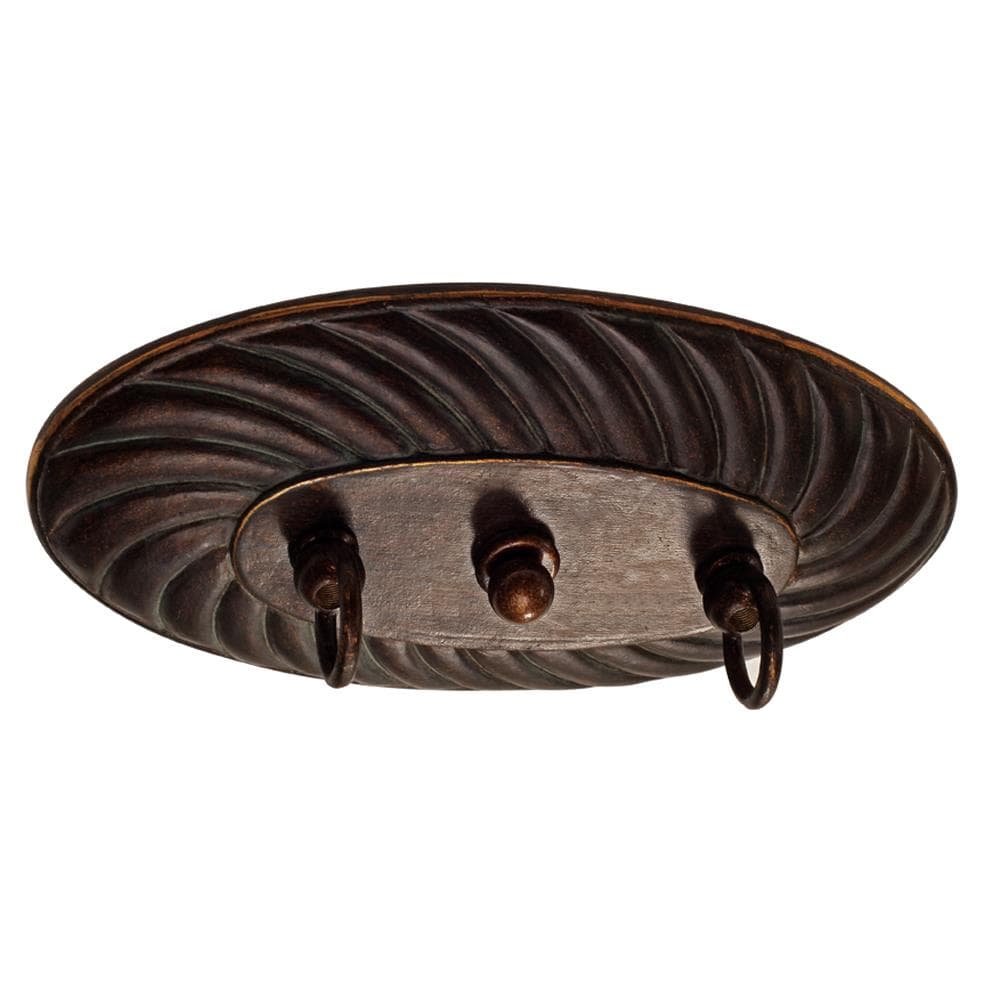 Cordoban Bronze Transitional Glass 3-Light Linear Pendant