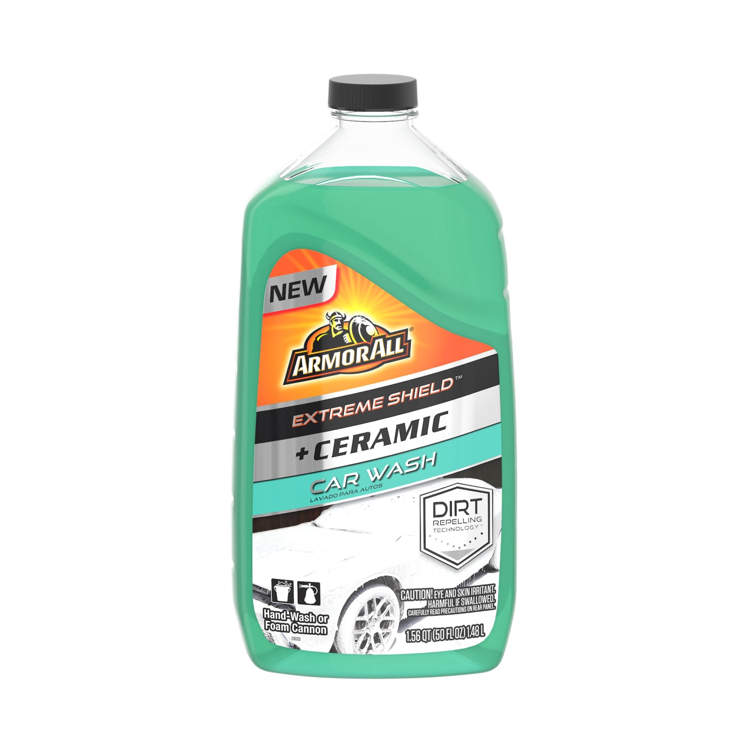 Armor All Ceramic Foaming Car Wash Soap with Extreme Shield, 50  Fl Oz Each (Pack of 4) : Automotive