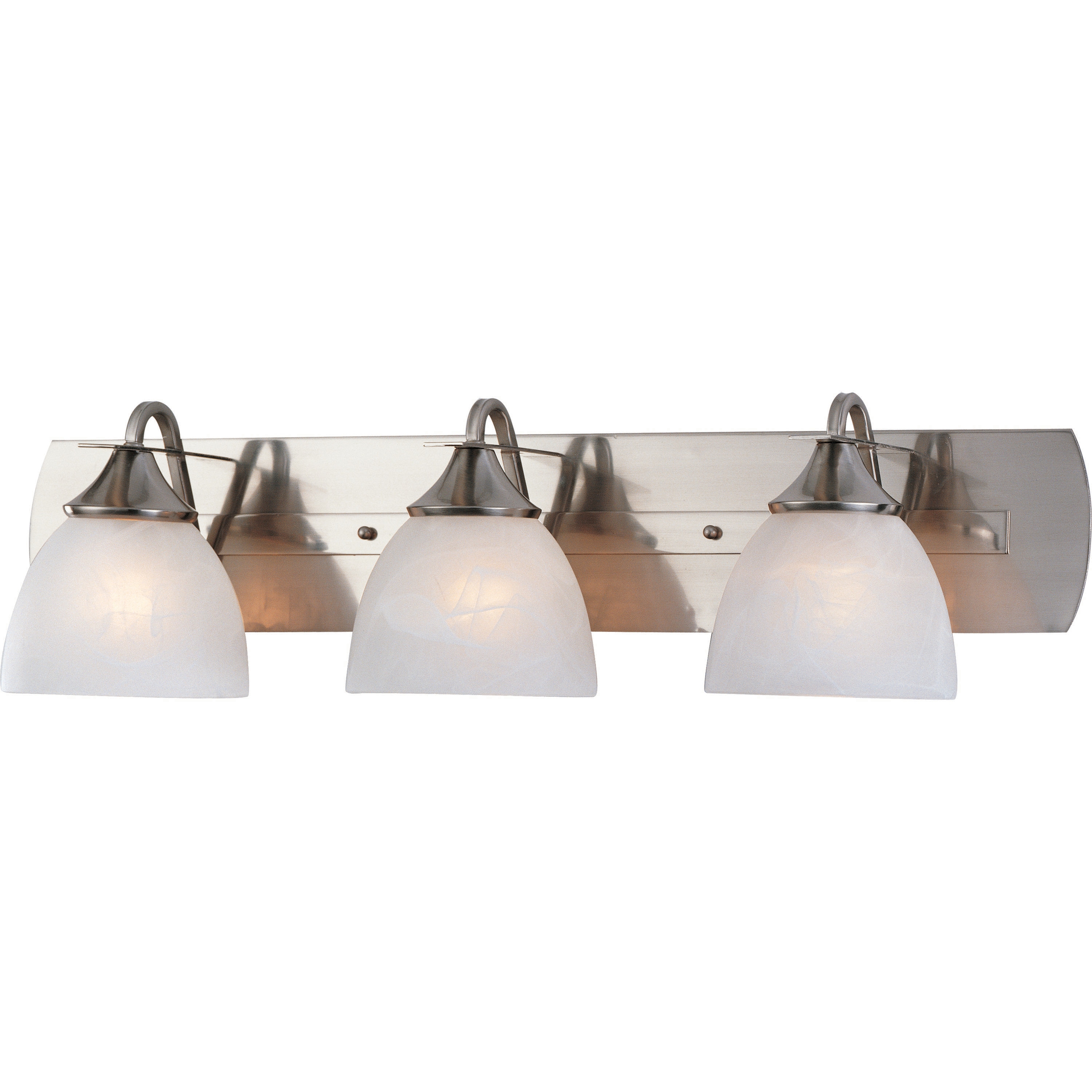 Volume Lighting V4843-33 Sebeka 32.5-in 3-Light Brushed Nickel Transitional Vanity Light