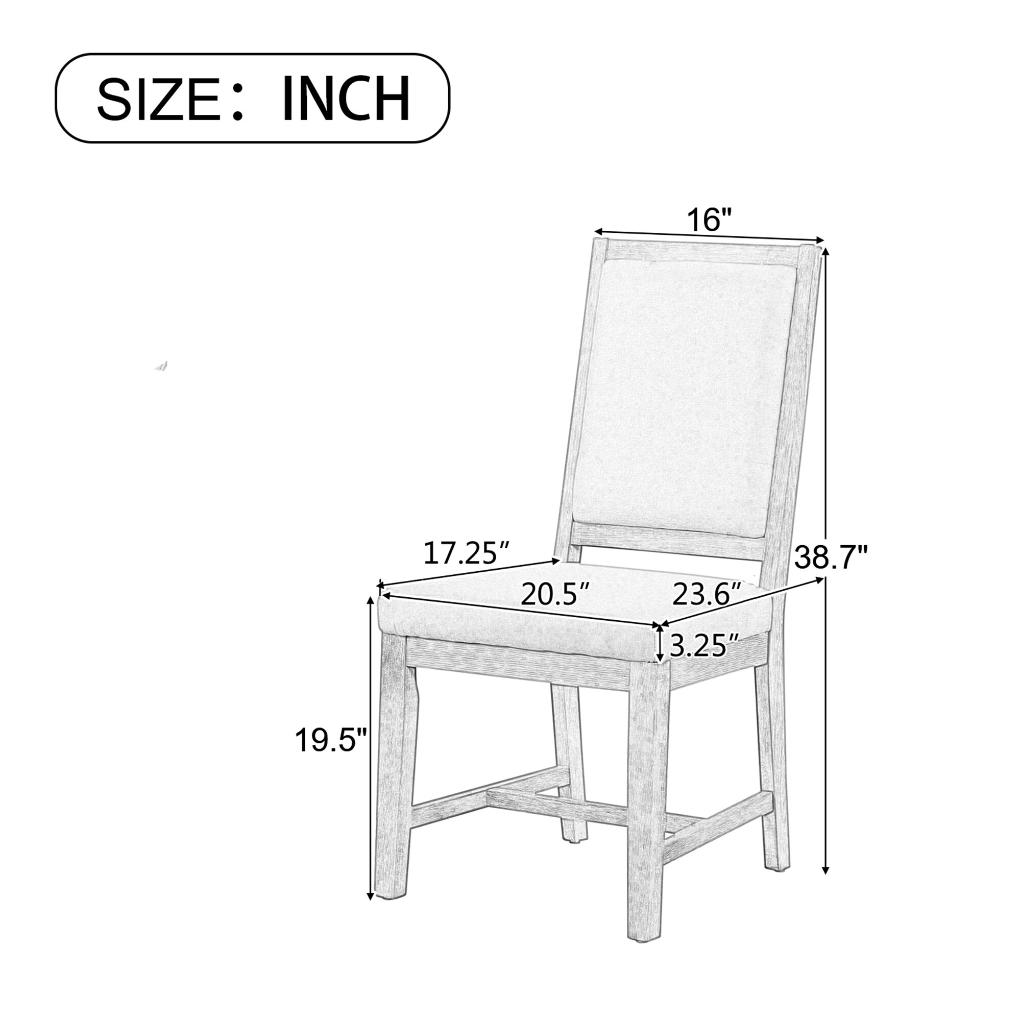 SINOFURN SYA330142GY Dining-Chairs - View #10