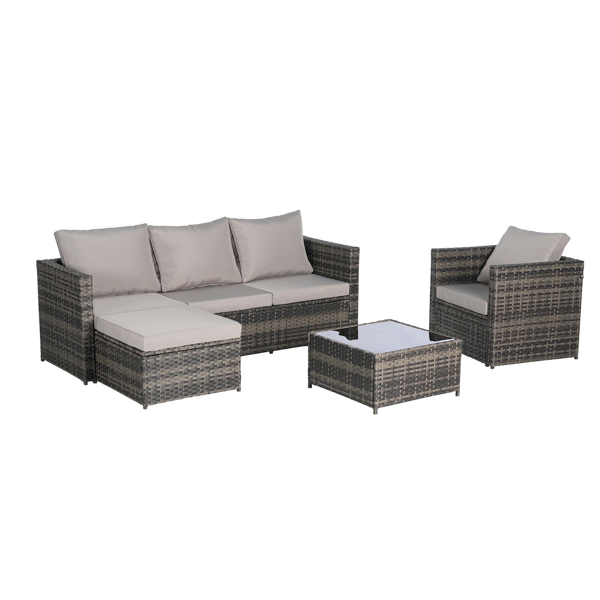 SINOFURN SYB670029GY Patio-Conversation-Sets - View #10