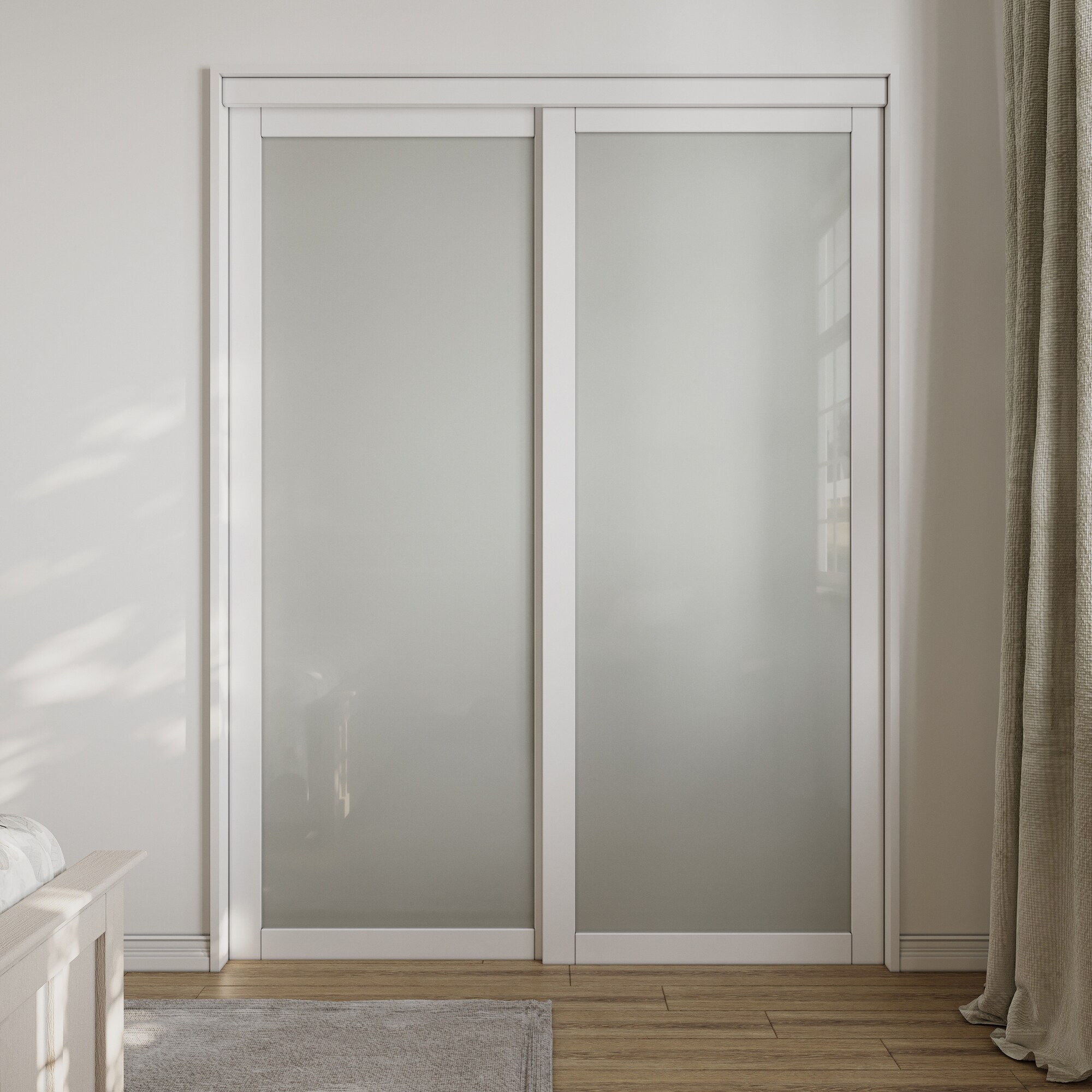 JUJUBON IN-CD-SLG-SD-1L-72 Bifold-Sliding-Closet-Doors - View #2