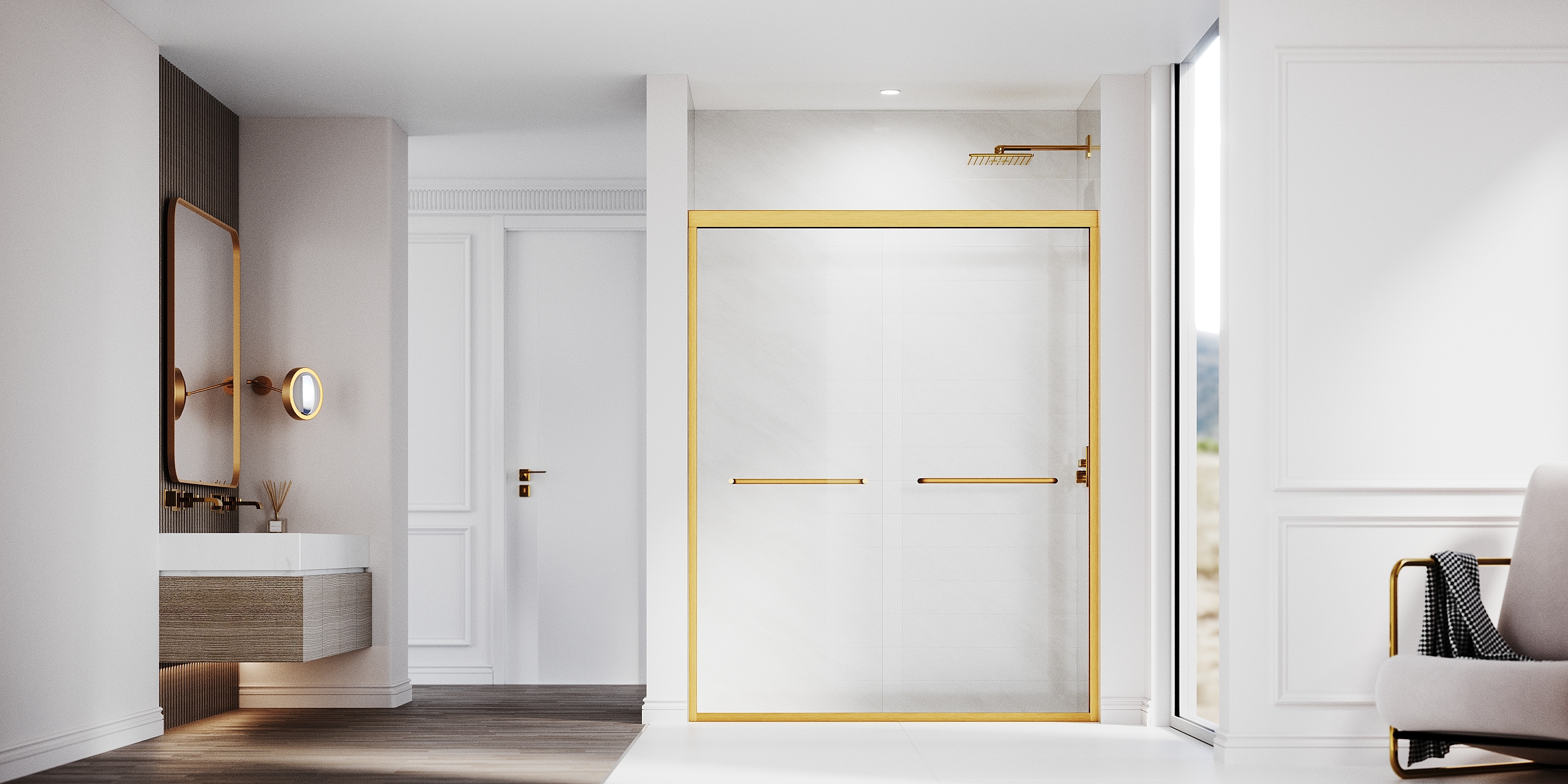 AAZJ JBH-W2269P201480 Shower-Doors - View #2