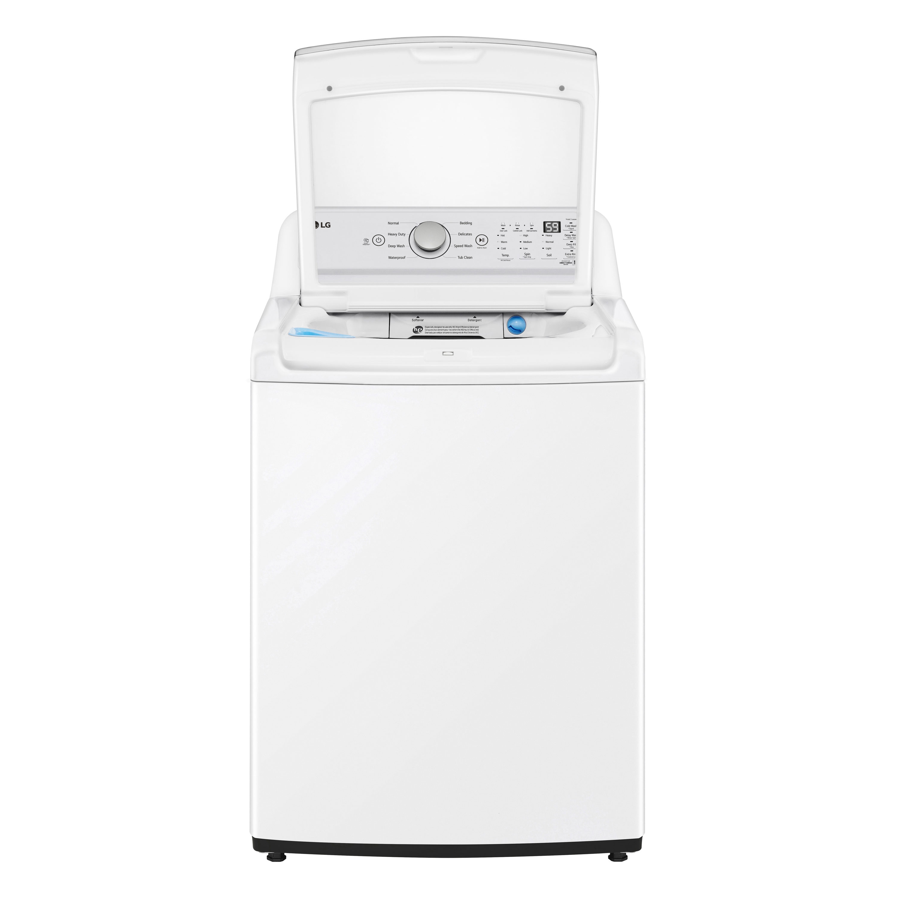 LG 4.8 cu. ft. Mega Capacity Top Load Washer with 4-Way Agitator and  TurboDrum Technology