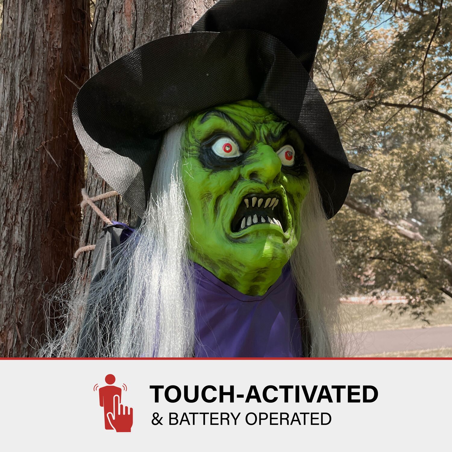 Haunted Hill Farm HHWITCH-39HLS Halloween-Animatronics - View #4