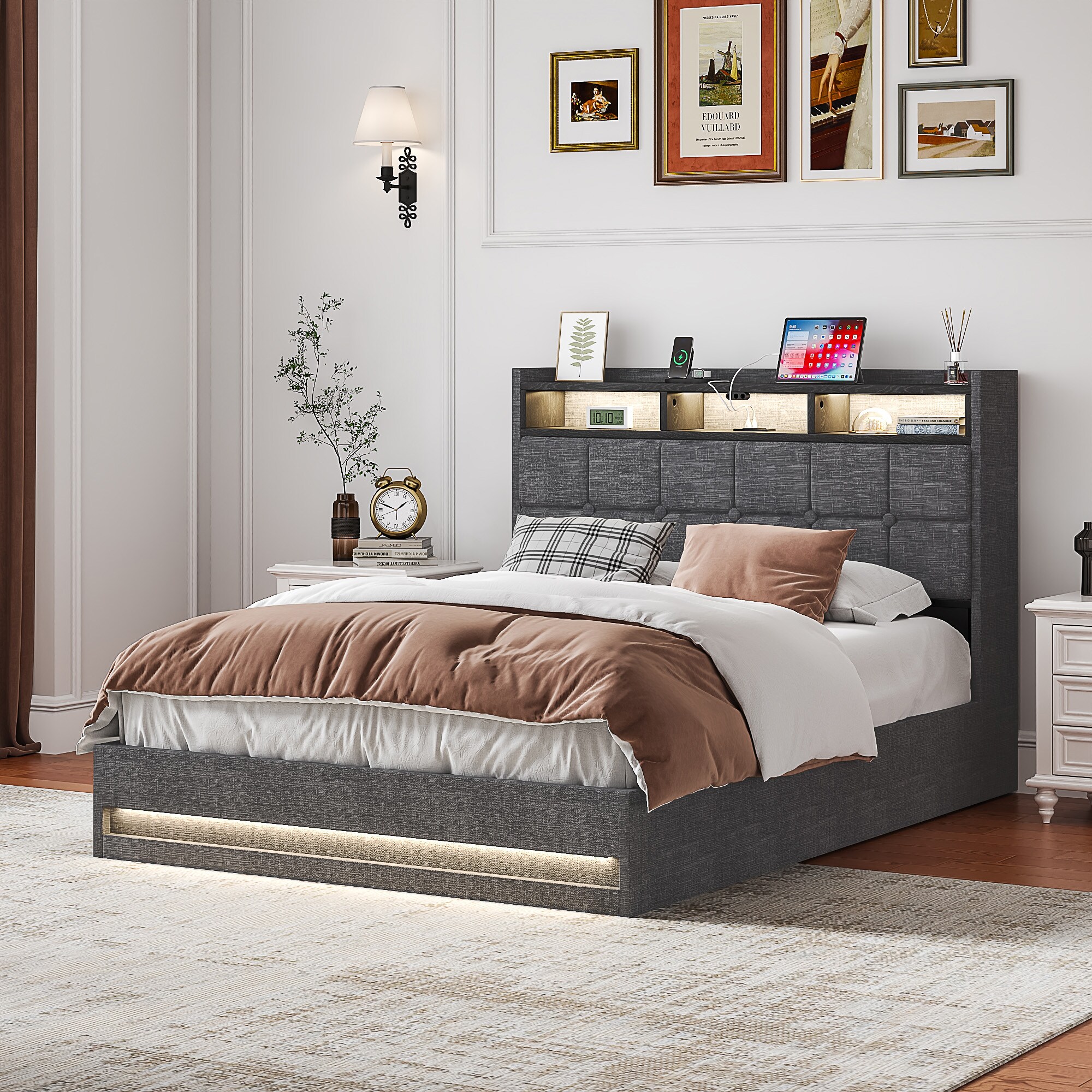 Vecelo LOE-BJ-Q14-GRY beds - View #8
