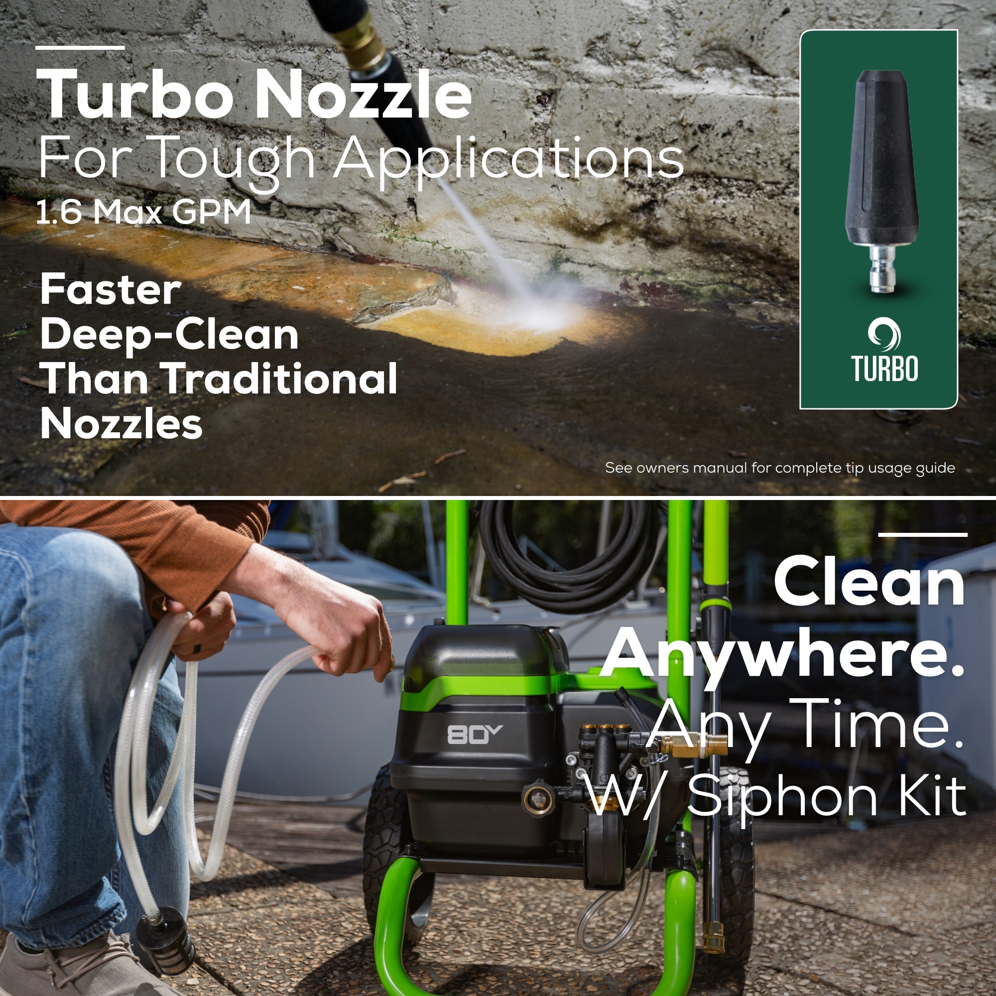 Greenworks PW80L00 Gas-Pressurewashers - View #5