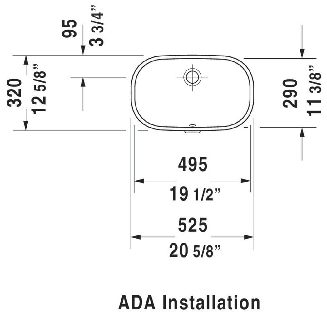 Duravit 0338490017 Bath-Sink - View #6