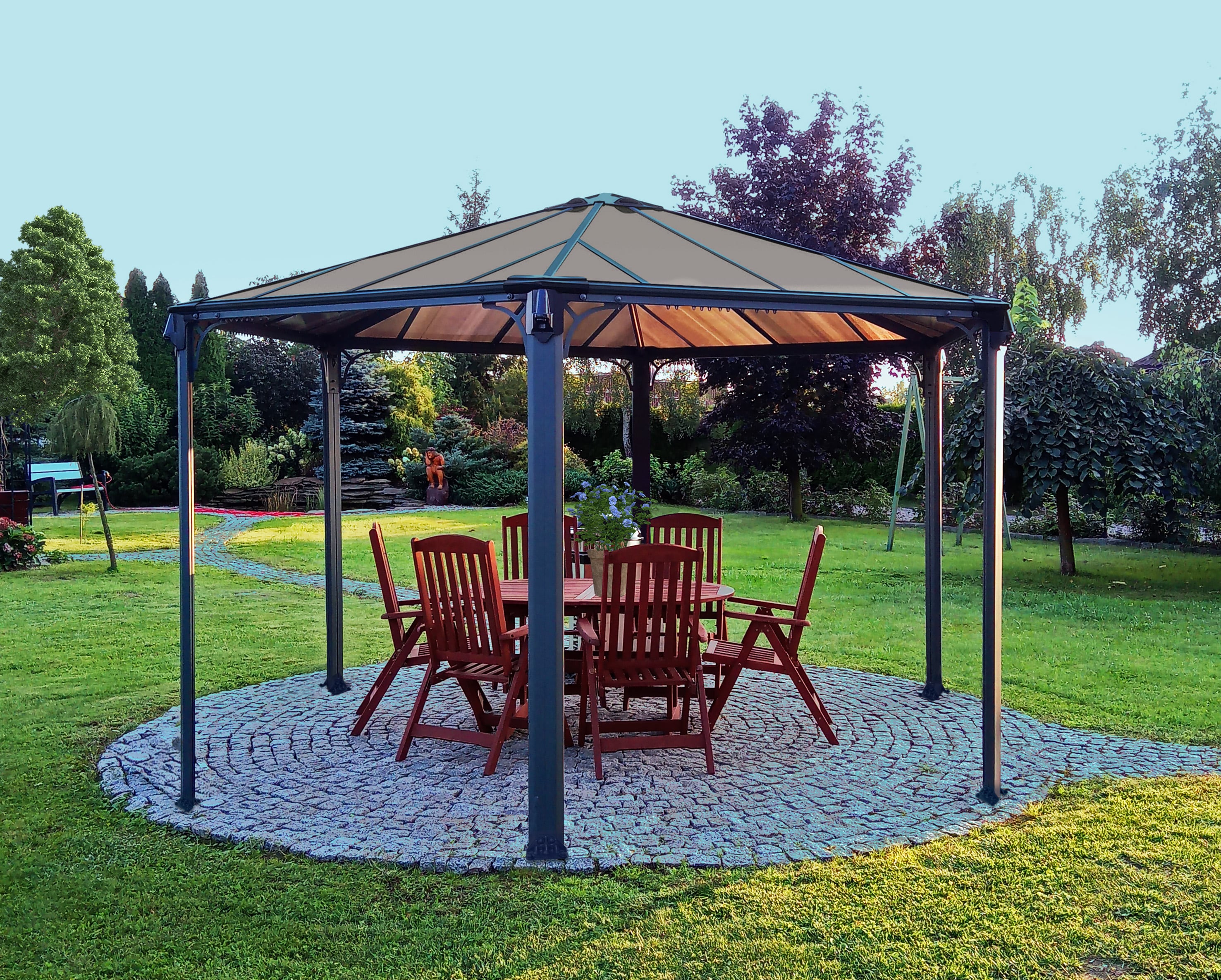 Canopia by Palram 702563 Wood-Resin-Gazebos - View #5