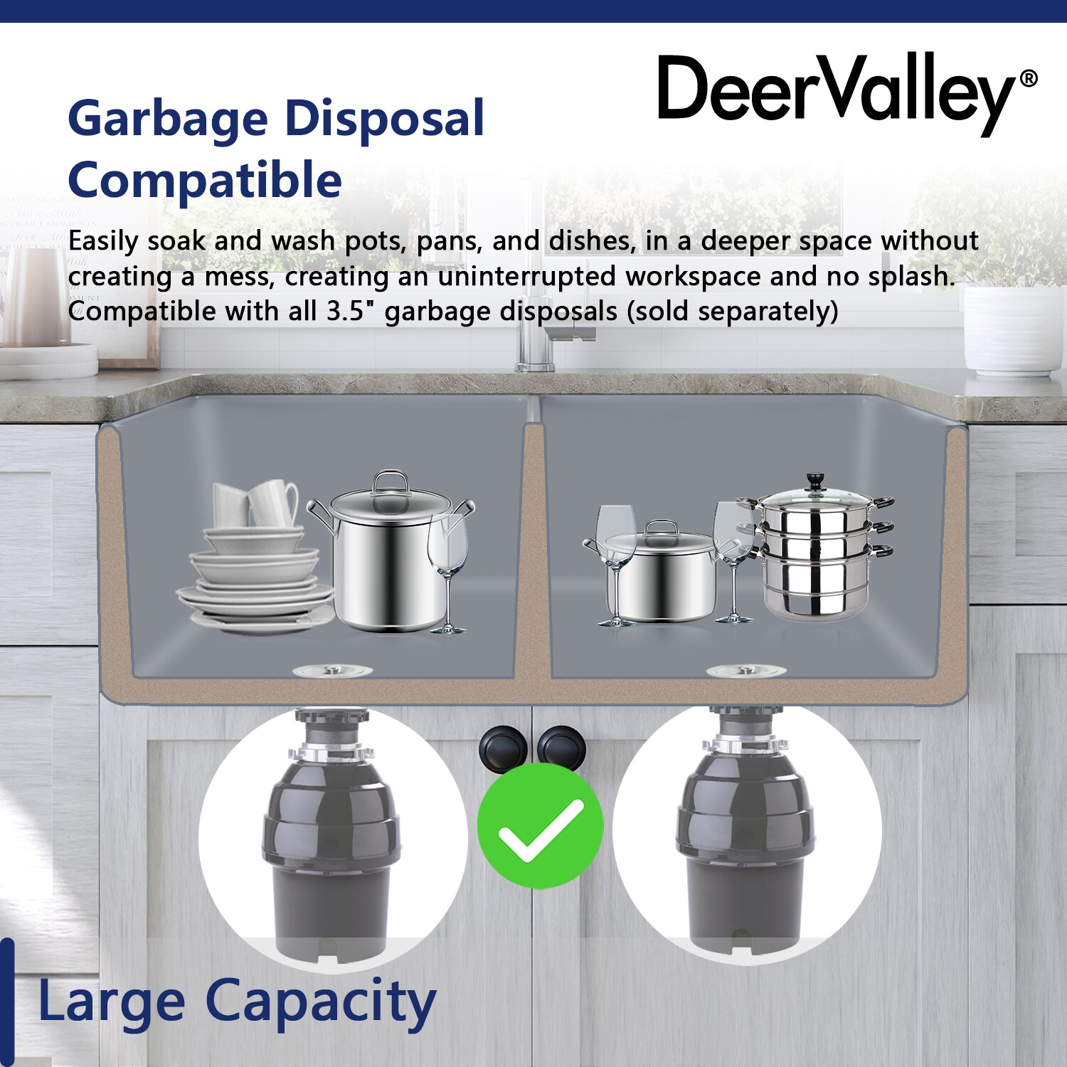 DeerValley DV-1K0041 Kitchen-Sinks - View #3