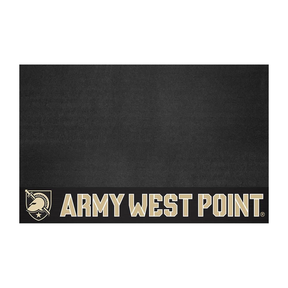 FANMATS 18247 Army Black Knights NCAA Grill Mat Black Vinyl Rectangular Grill Mat