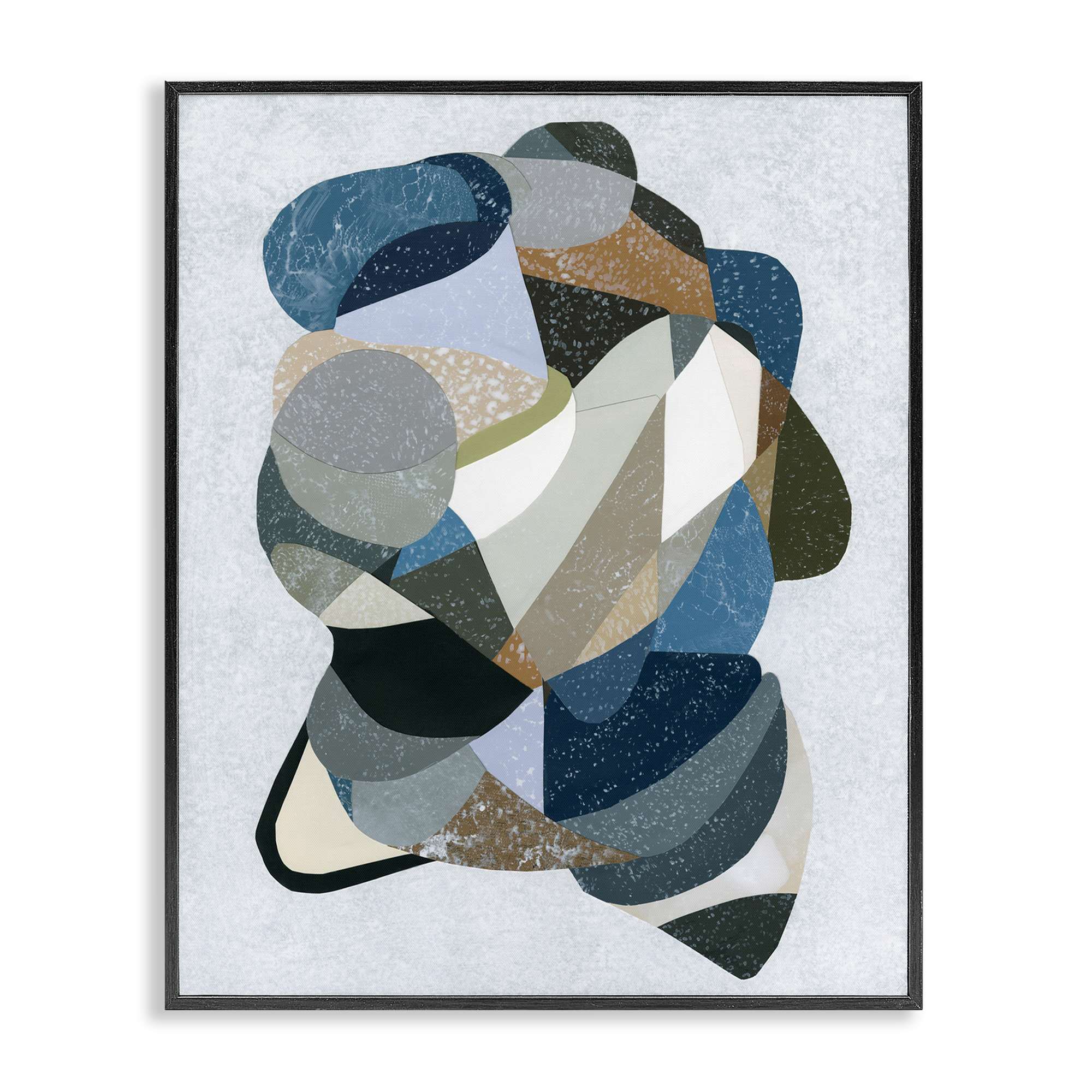 Stupell Industries BS-358-FR-16X20 Fluid Movement Geometrics Framed Giclee design by Coco Good
